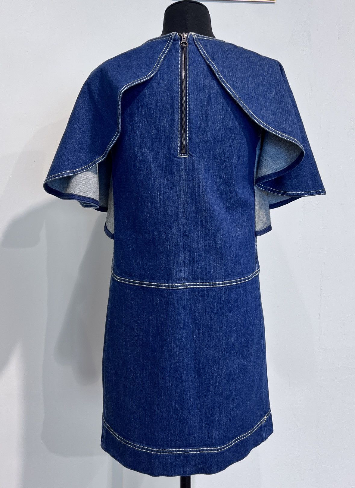See by Chloe See by Chloe Dress Jean Blue Size S / US 4 / IT 40 - 3 Thumbnail