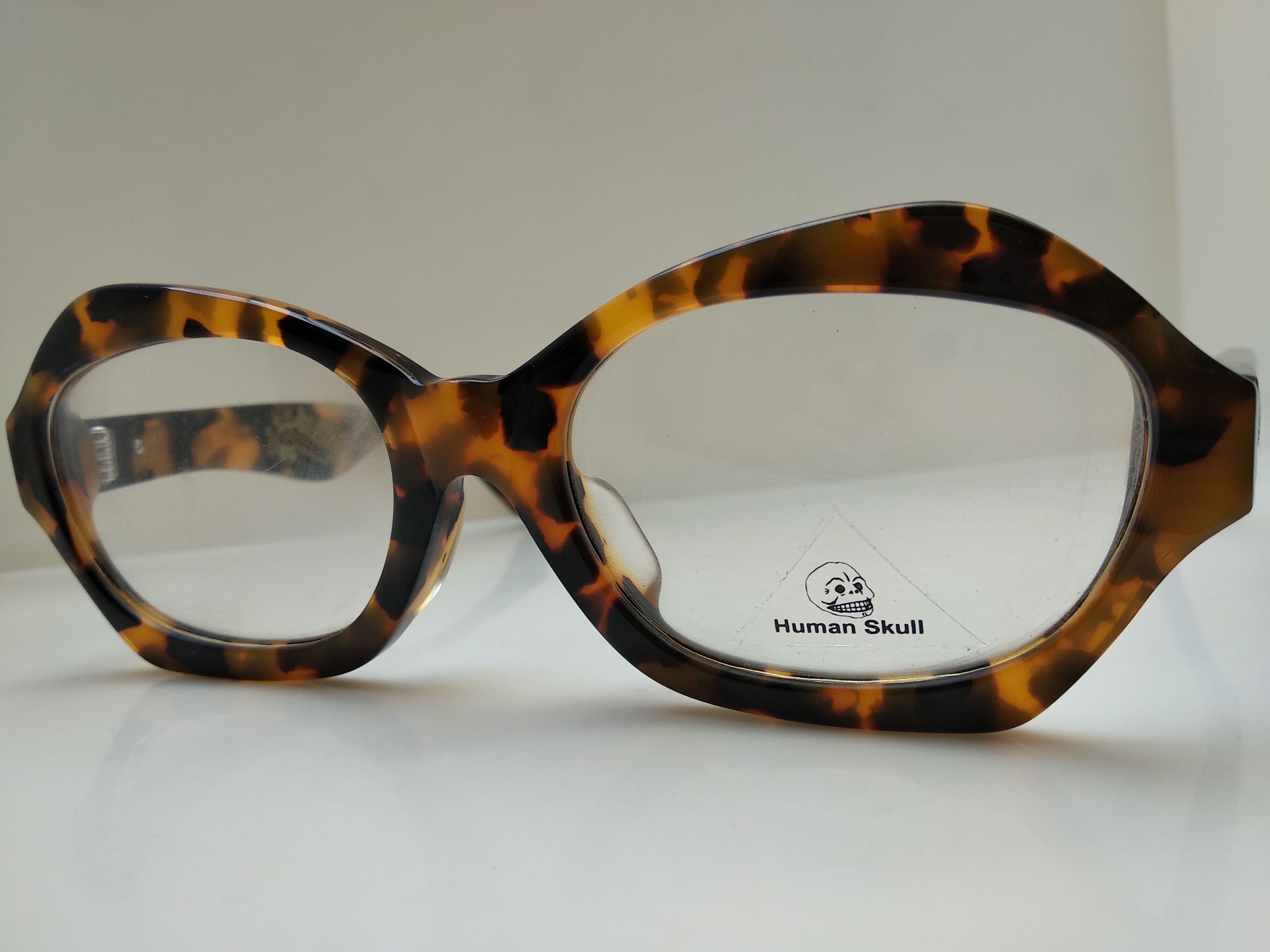 Vintage Vintage HUMAN SKULL H1220 Tortoise Eyeglasses Frame Size ONE SIZE - 3 Thumbnail