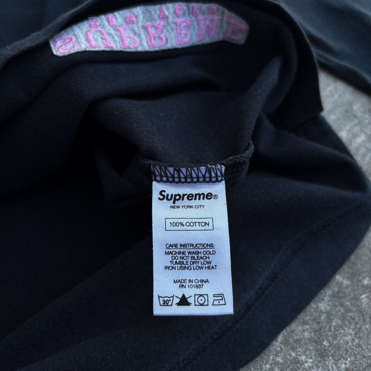 Supreme Supreme Logo Longsleeve Size US L / EU 52-54 / 3 - 4 Thumbnail