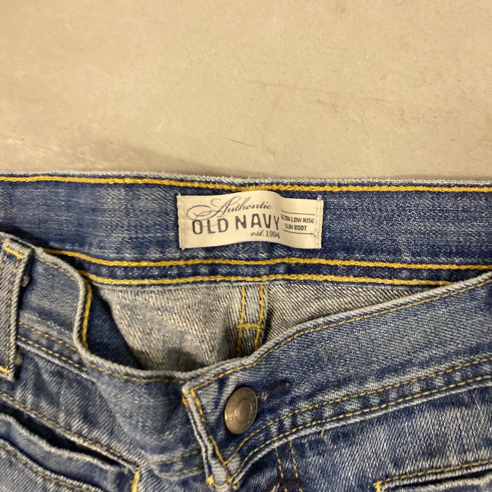 Vintage y2k old navy bootcut Jeans 32x32 Size US 32 / EU 48 - 3 Thumbnail