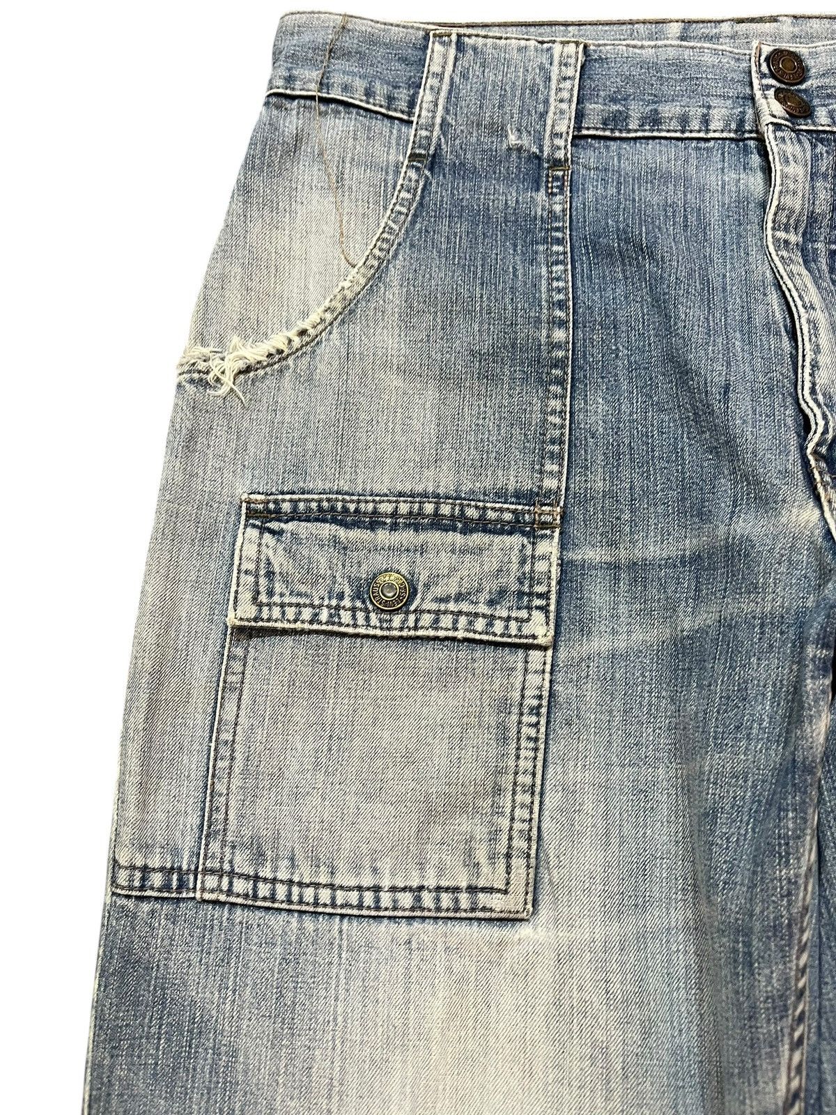 Levi's Vintage Clothing Vintage Levi’s Worker Sanforized Bush Pants Cargo Denim Size US 33 - 3 Thumbnail