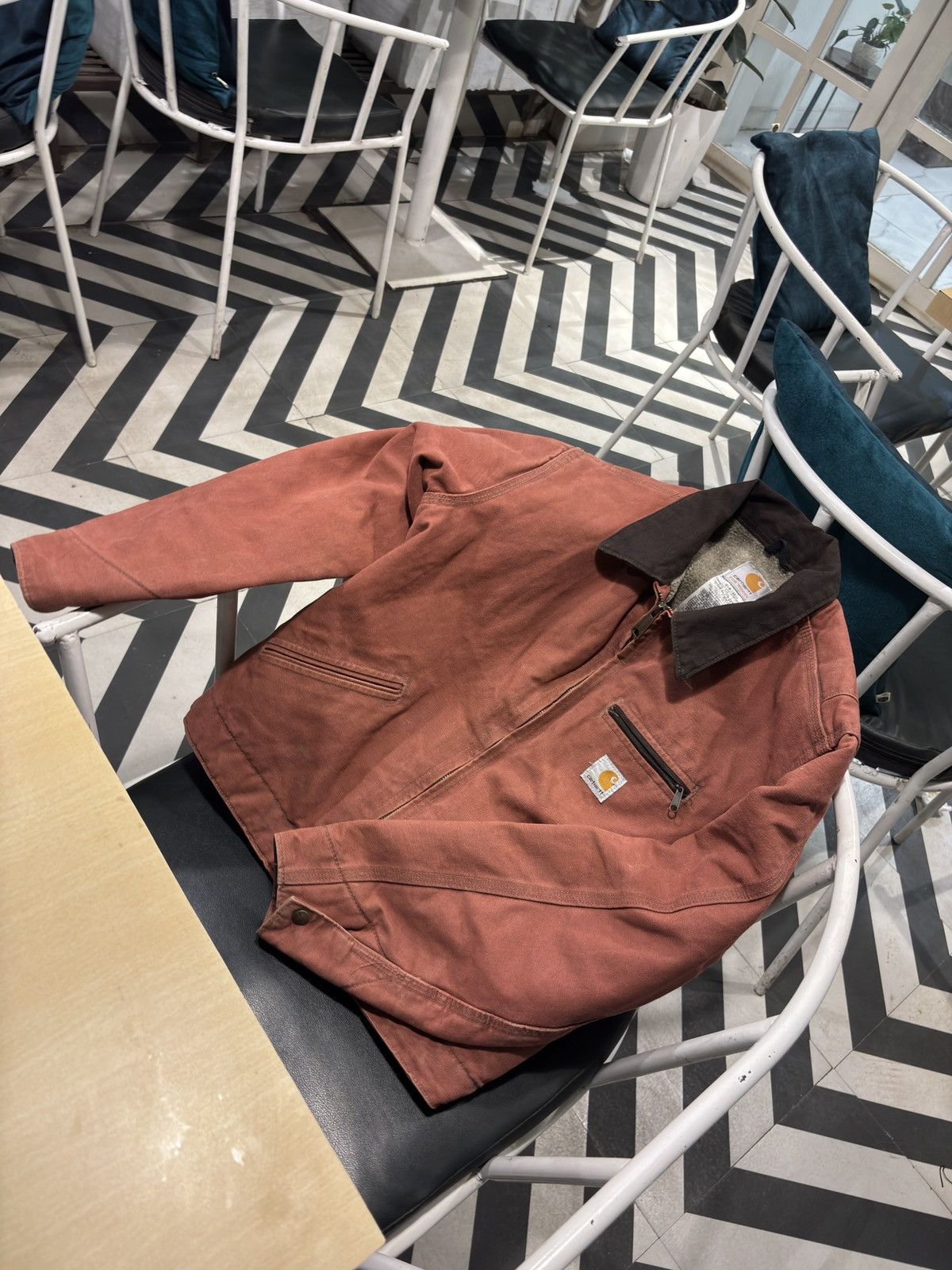 Carhartt CARHARTT WJ097 VRS SALMON PINK DETROIT Size US S / EU 44-46 / 1 - 3 Thumbnail