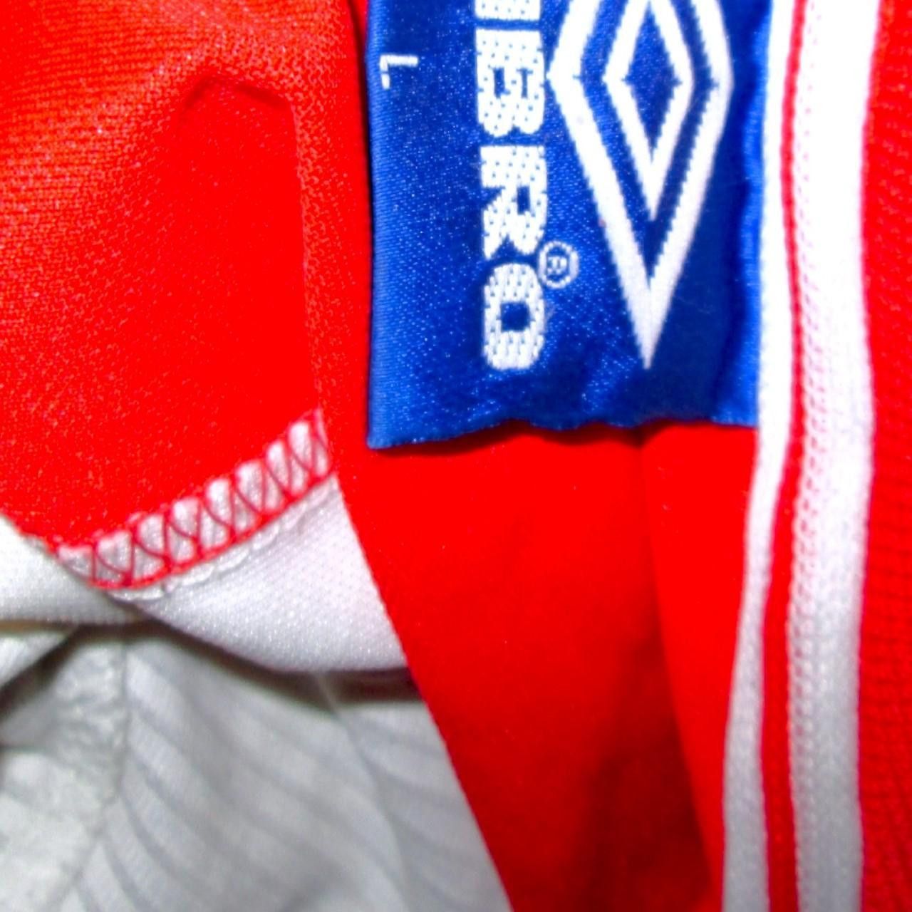 Umbro Ajax Amsterdam Netherlands 1999 2000 Home Shirt Jersey Size US L / EU 52-54 / 3 - 5 Thumbnail