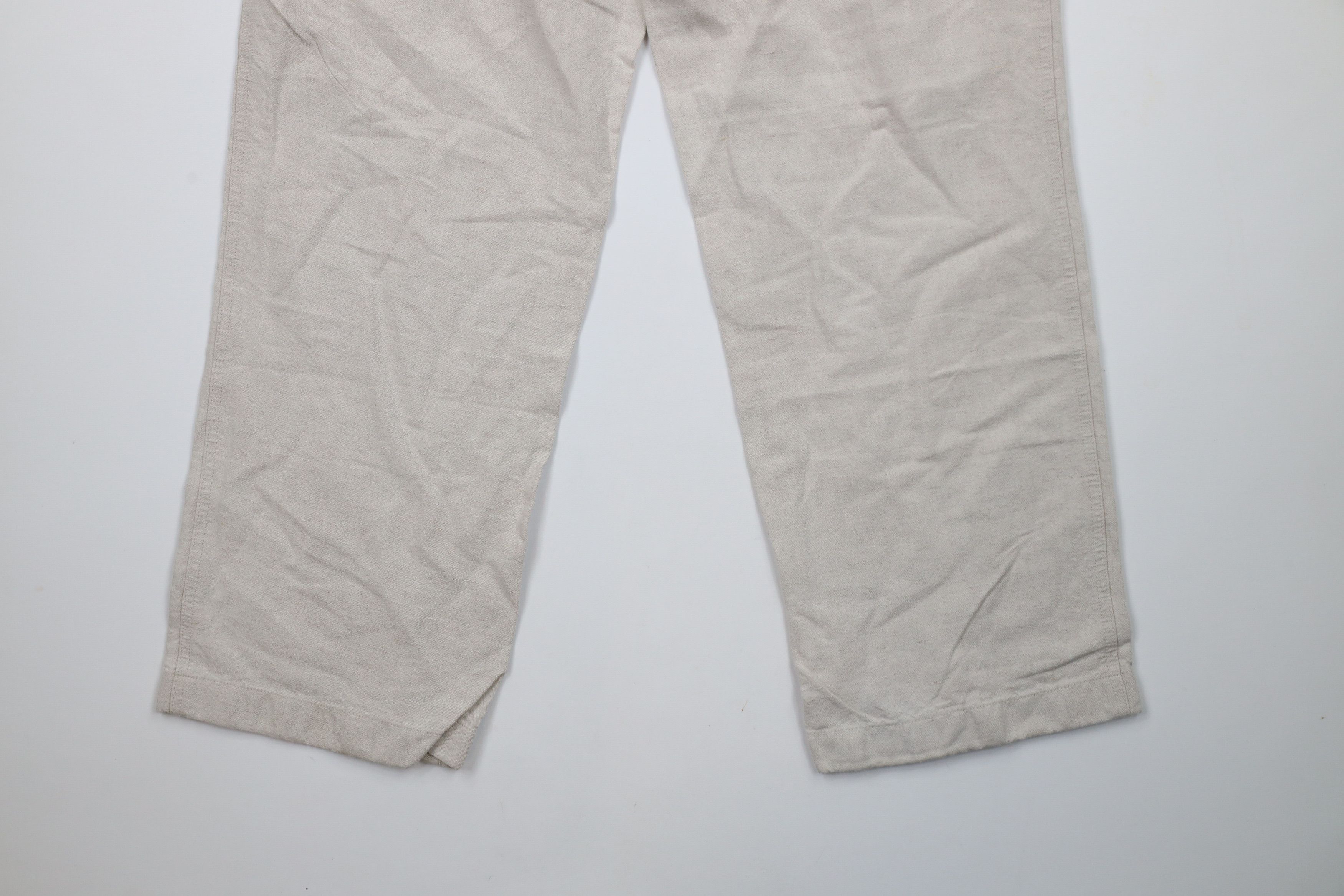 Vintage Vintage 90s Streetwear Wide Leg Harem Beach Pants Beige Size US 32 / EU 48 - 10 Thumbnail