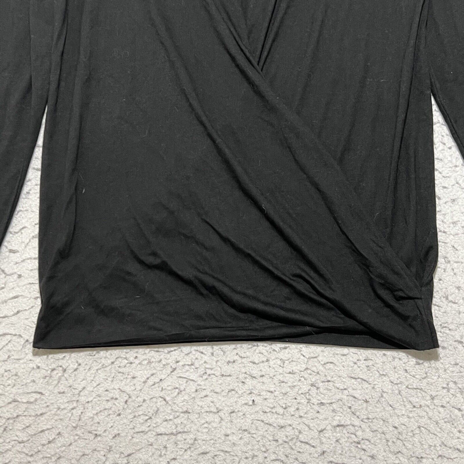 Other Bobi Los Angeles Faux Wrap Long Sleeve Lightweight Blouse Size XS / US 0-2 / IT 36-38 - 8 Thumbnail