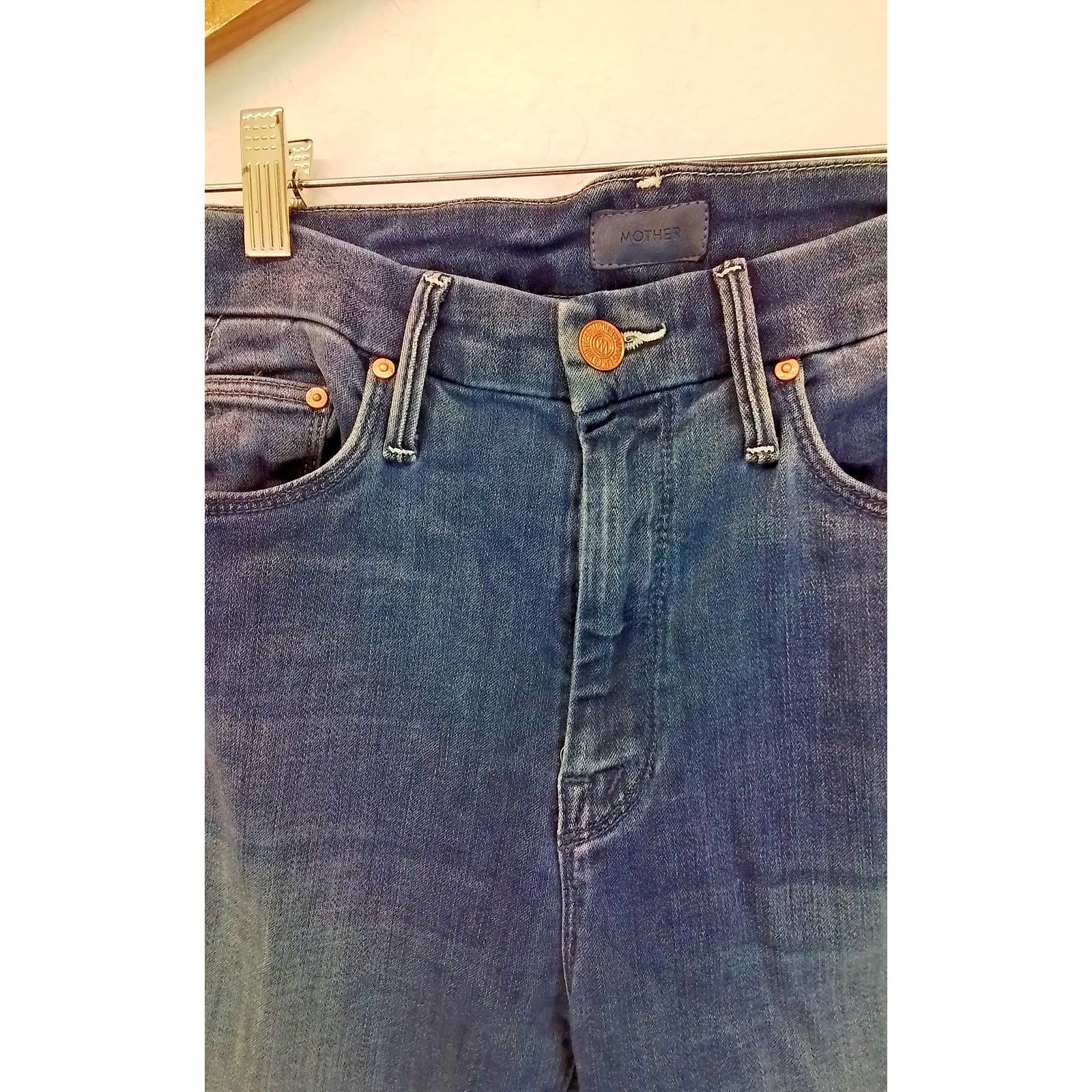 MOTHER Mother Jeans Women's 27" High Waisted Med. Wash Looker Ankle Size 27" / US 4 / IT 40 - 4 Thumbnail