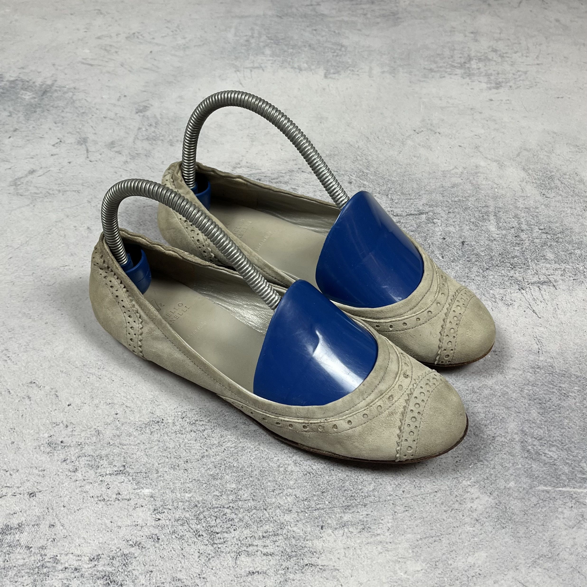 Brunello Cucinelli Ladies Brunello Cucinelli Monili Toe Suede Ballet Flats Size US 6.5 / IT 36.5 - 1 Thumbnail