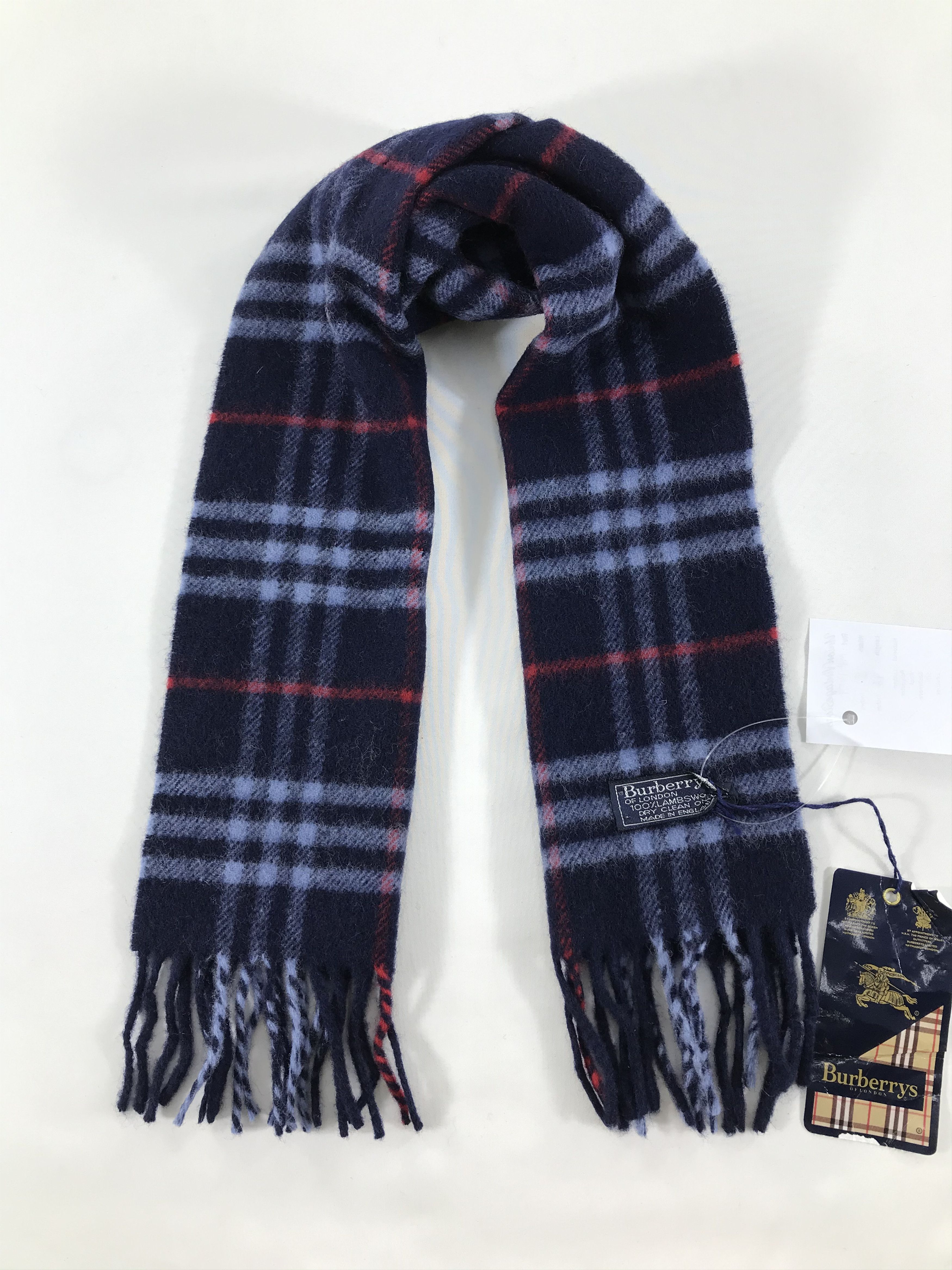 Burberry Vintage Burberry Scarf/Muffler/Neckwear MF1459 Size ONE SIZE - 1 Thumbnail