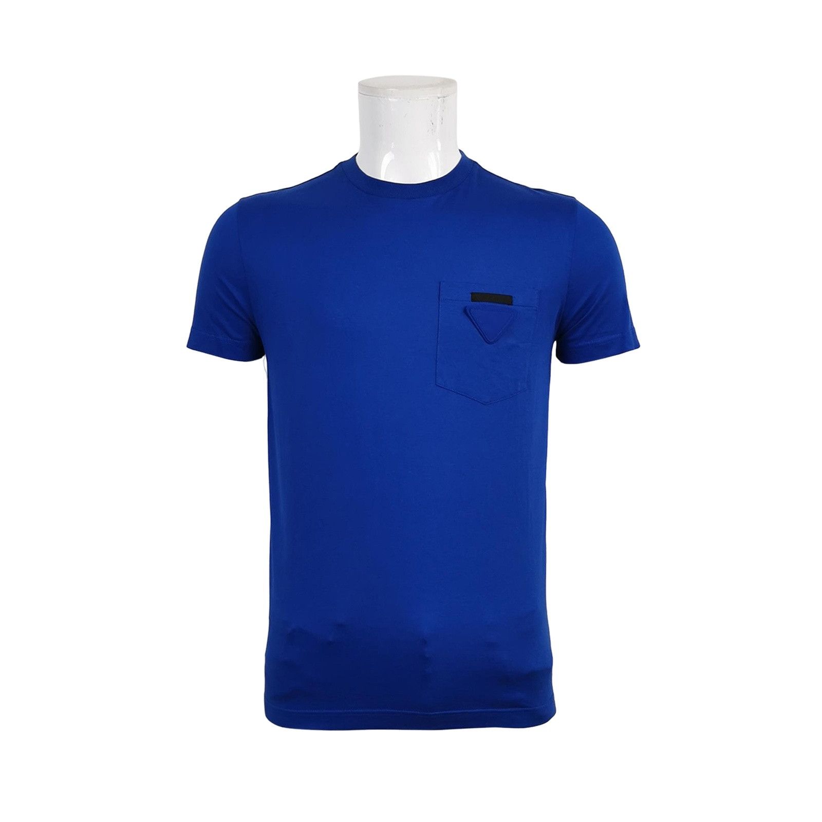 Prada Prada Triangle Logo Pocket T-Shirt Blue Size S Size US S / EU 44-46 / 1 - 1 Thumbnail