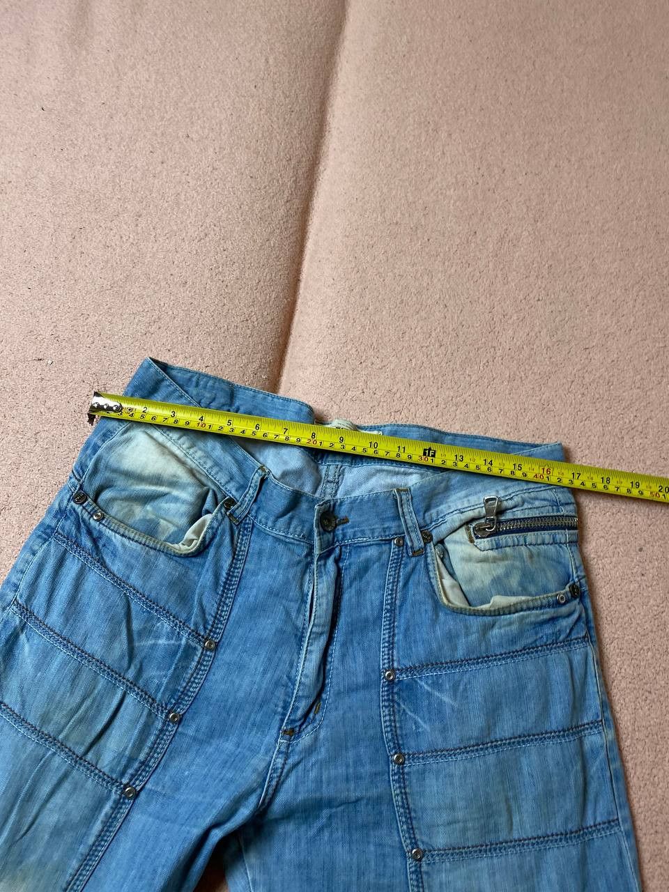 Vintage VINTAGE SELVEDGE DISTRESSED DENIM Size US 34 / EU 50 - 5 Thumbnail
