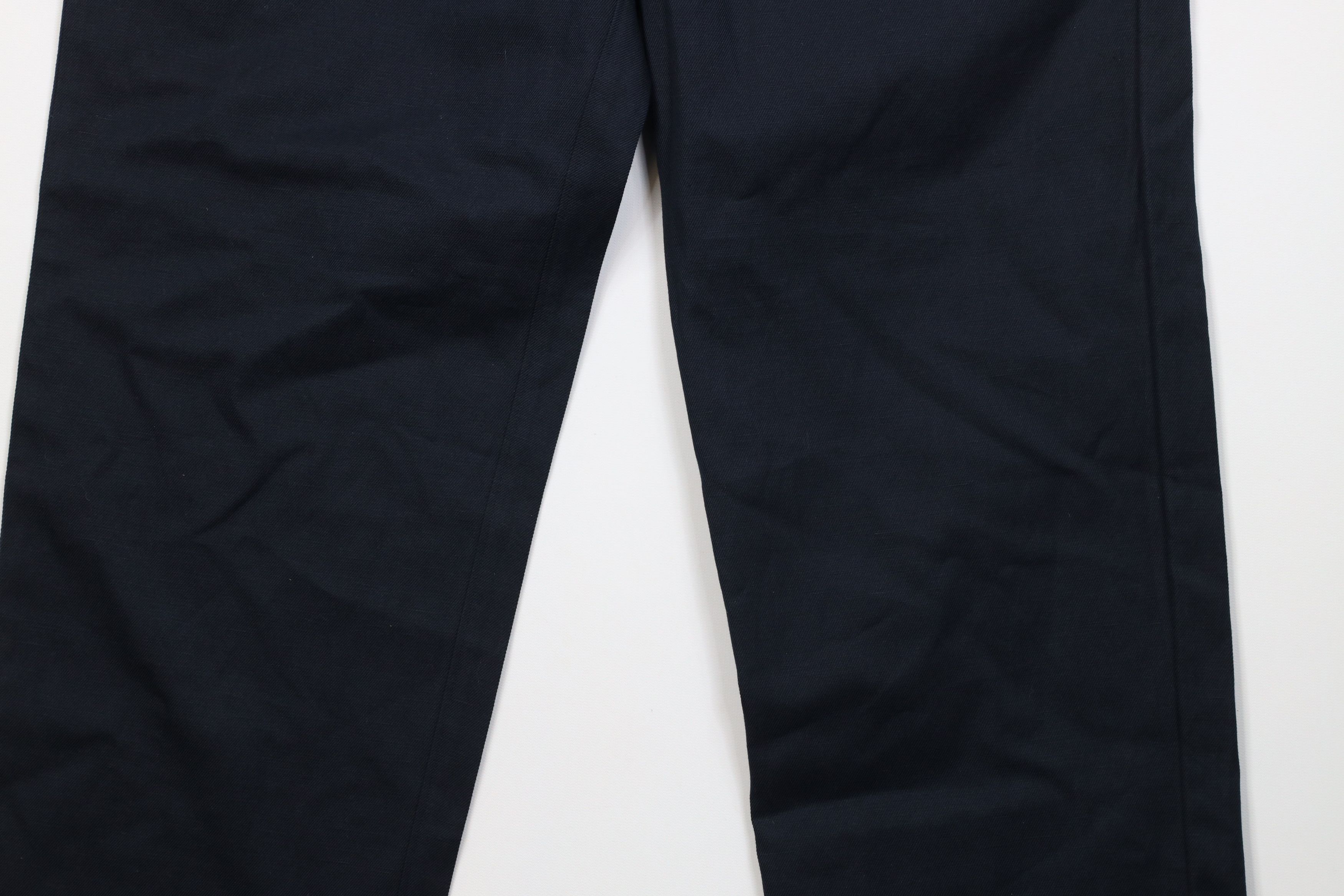 Madewell New Madewell Cotton Linen Twill Pleated Trousers Pants Blue Size US 32 / EU 48 - 4 Thumbnail
