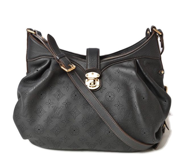 image of Louis Vuitton Shoulder Bag Xs Monogram Mahina in Blue, Women's