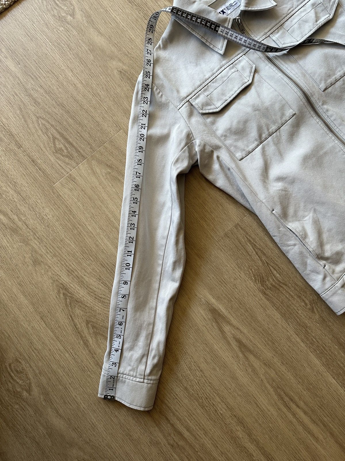 AFFXWRKS FINAL DROP: Affix Light Gray Two Way Zip Service Jacket Size US M / EU 48-50 / 2 - 3 Thumbnail