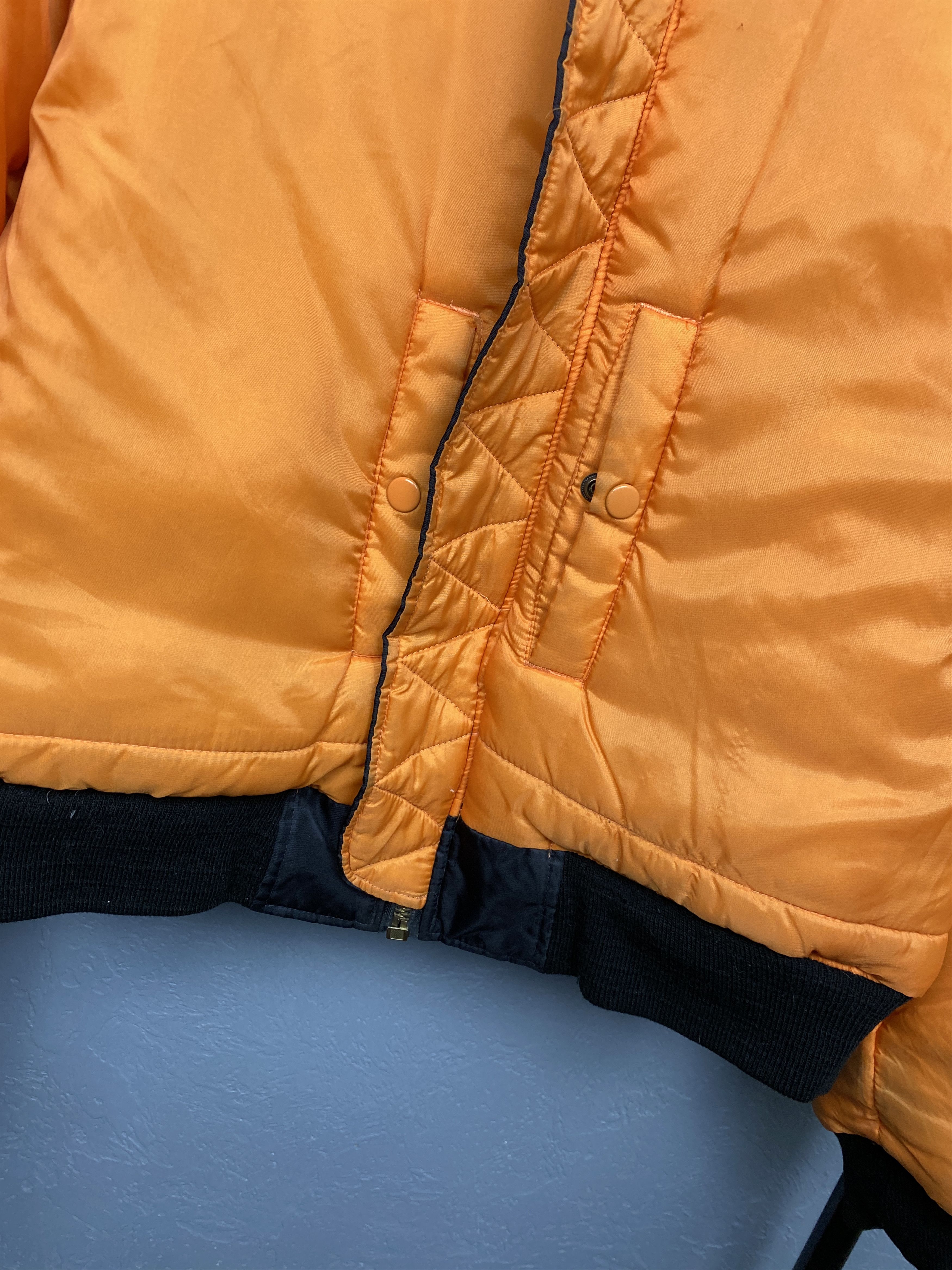 Vintage SECURITY MA1 Pilot Air Force Nylon Bomber Jacket Vintage Size US XL / EU 56 / 4 - 12 Thumbnail