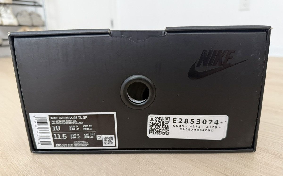 Nike × Supreme Supreme x Nike Air Max 98 TL White Size US 10 / EU 43 - 19 Thumbnail