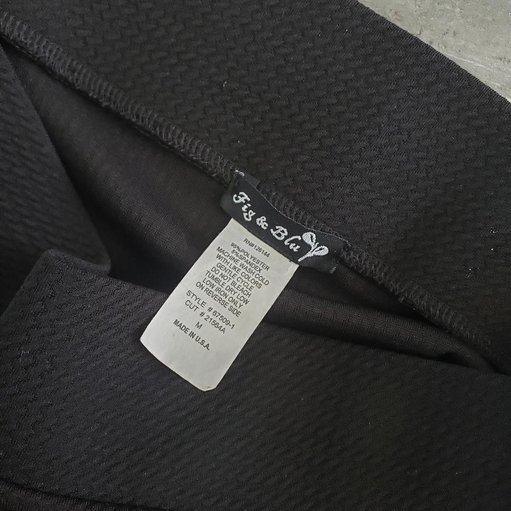 Designer Black Slit Detailed F&B Long Maxi Size 32" / US 10 / IT 46 - 3 Thumbnail