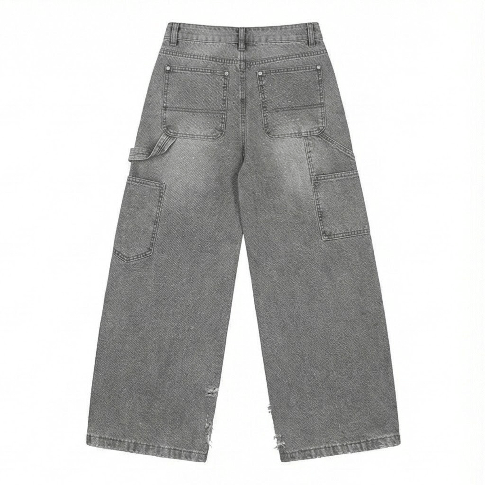 Japanese Brand Bootcut jeans workwear loose dirty dyed Size US 28 / EU 44 - 6 Thumbnail