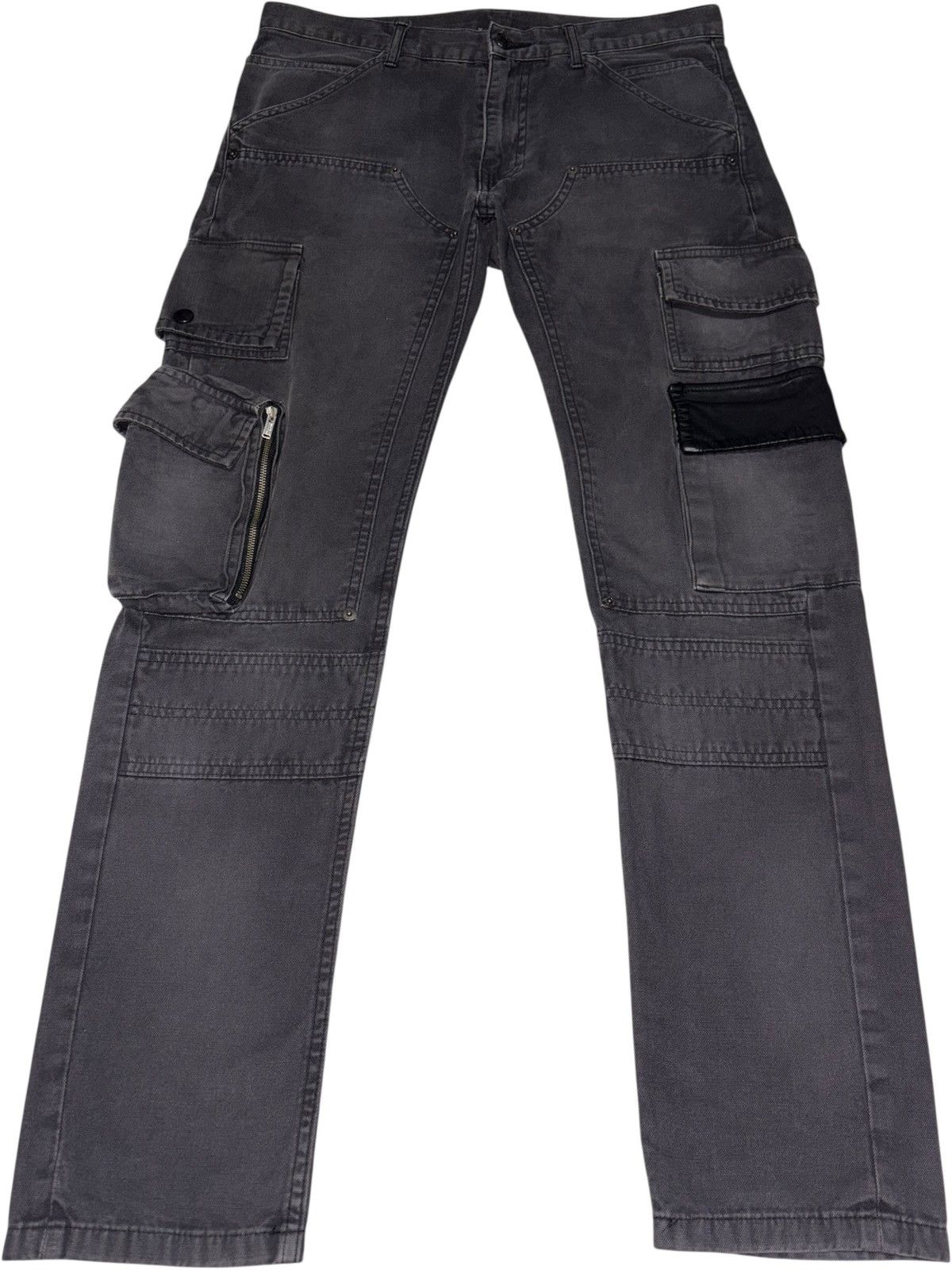 Undercover SS12 Undercover Open Strings Cargo Pants Leather Patch Knee Size US 32 / EU 48 - 1 Thumbnail