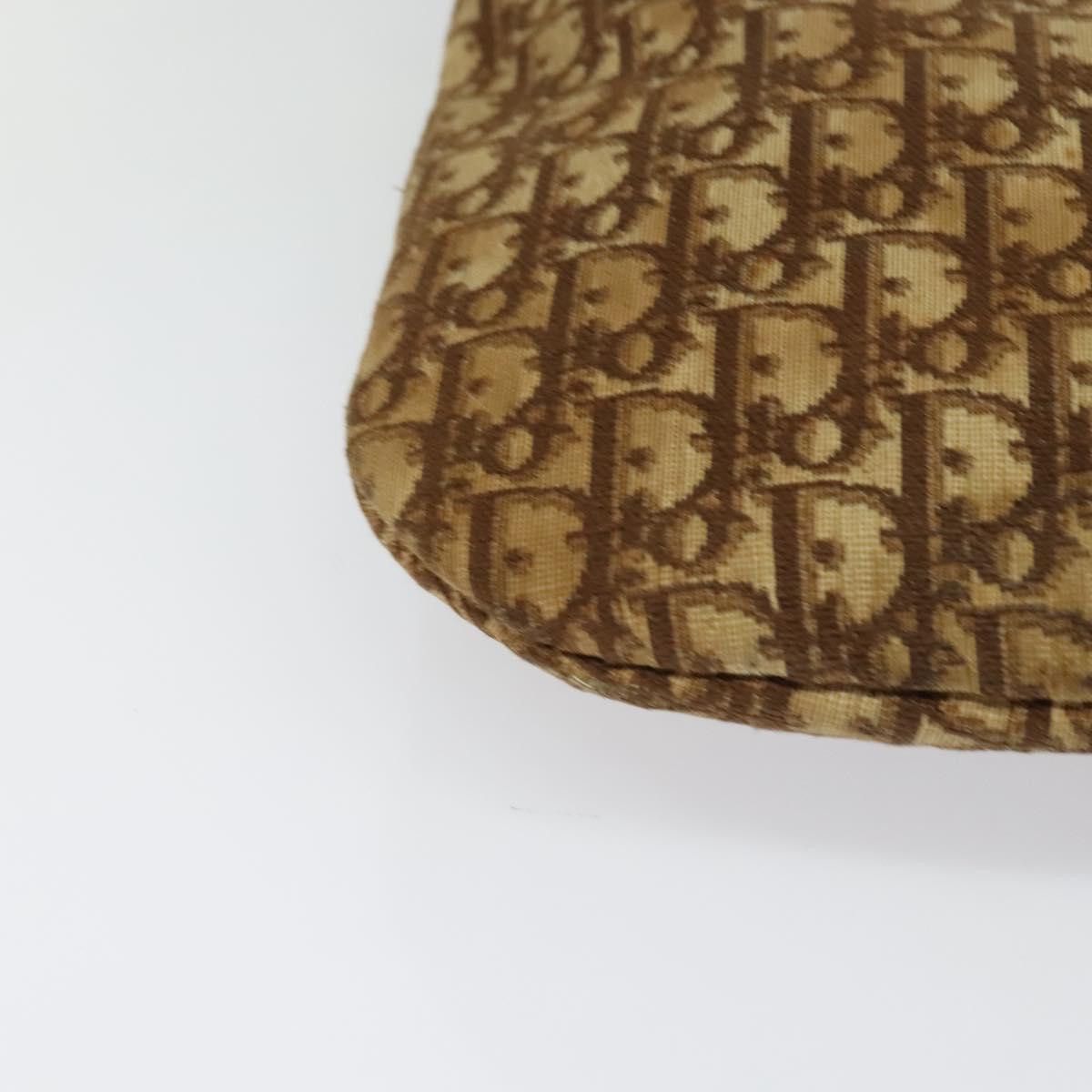 Dior DIOR Trotter Canvas Shoulder Bag Brown Gold Size ONE SIZE - 10 Thumbnail