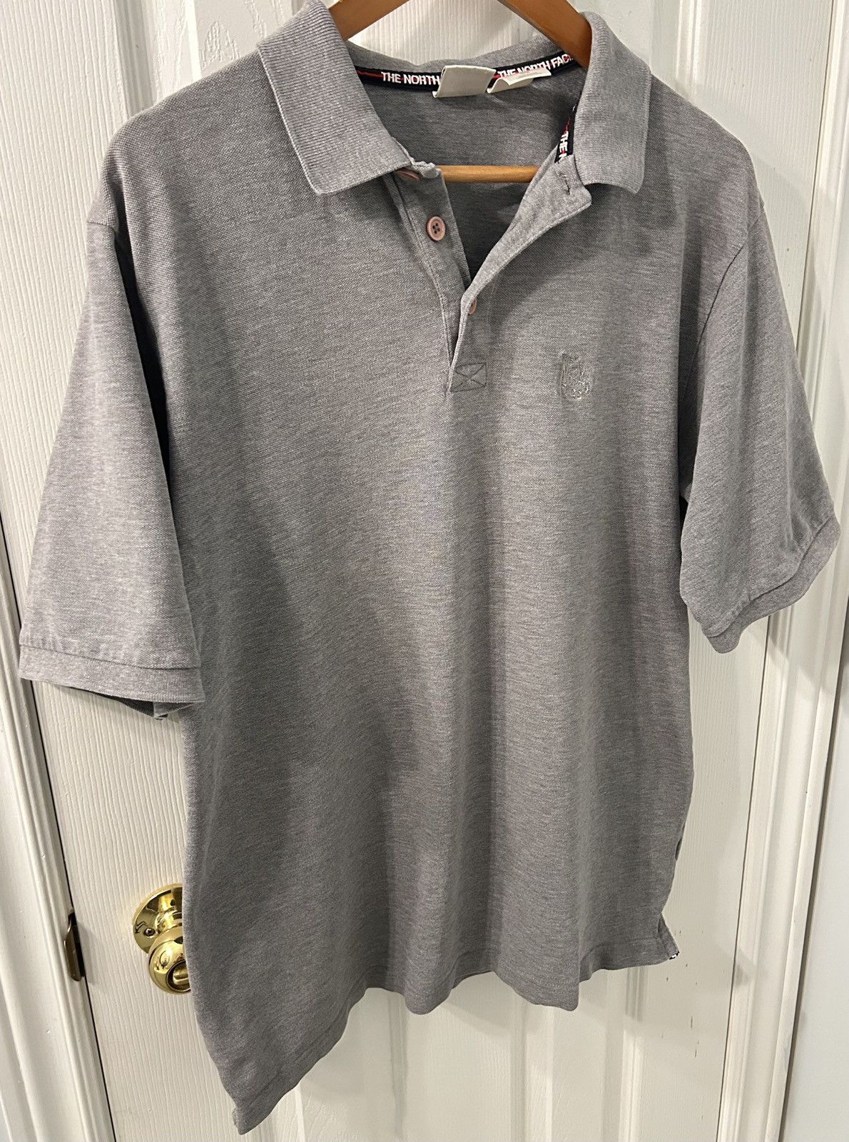 The North Face VTG The North Face Mens Grey Polo Shirt - Size M Size US M / EU 48-50 / 2 - 2 Thumbnail