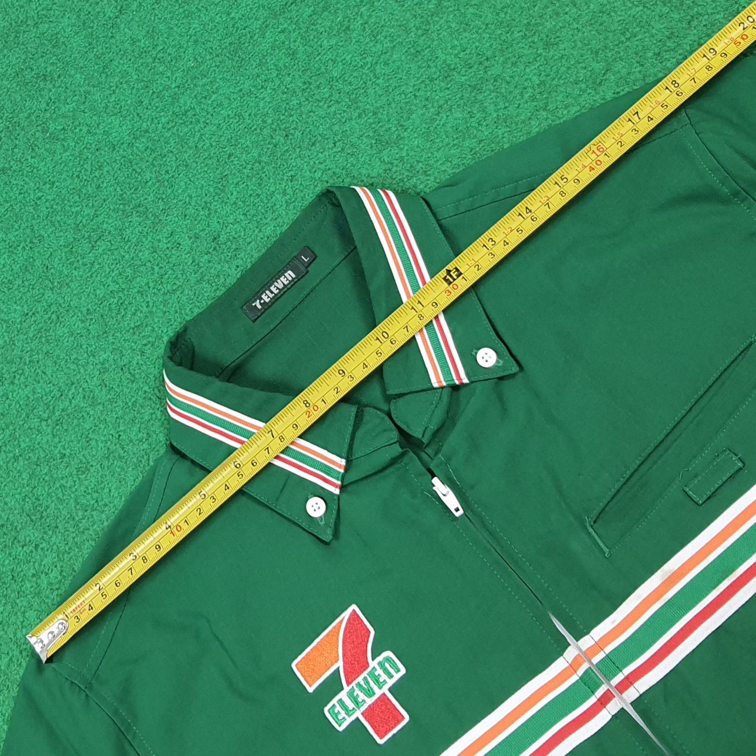 Japanese Brand Vintage 7 Eleven Japan Staff Uniform Work Jacket C299N57 Size US L / EU 52-54 / 3 - 8 Thumbnail