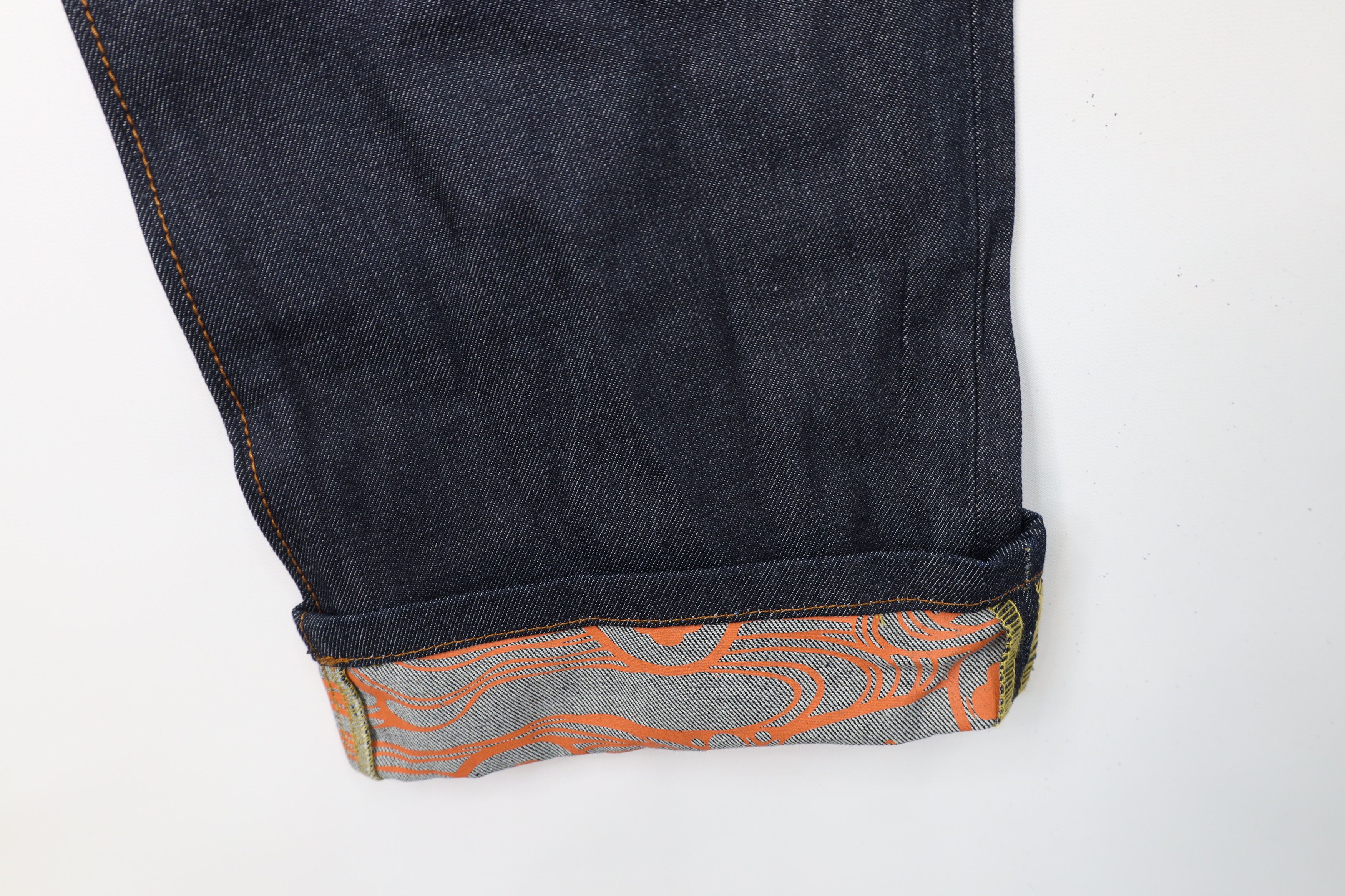 Evisu Deadstock Vintage 90s Evisu Jeans Buckle Back Wide Leg Jeans Size US 36 / EU 52 - 5 Thumbnail