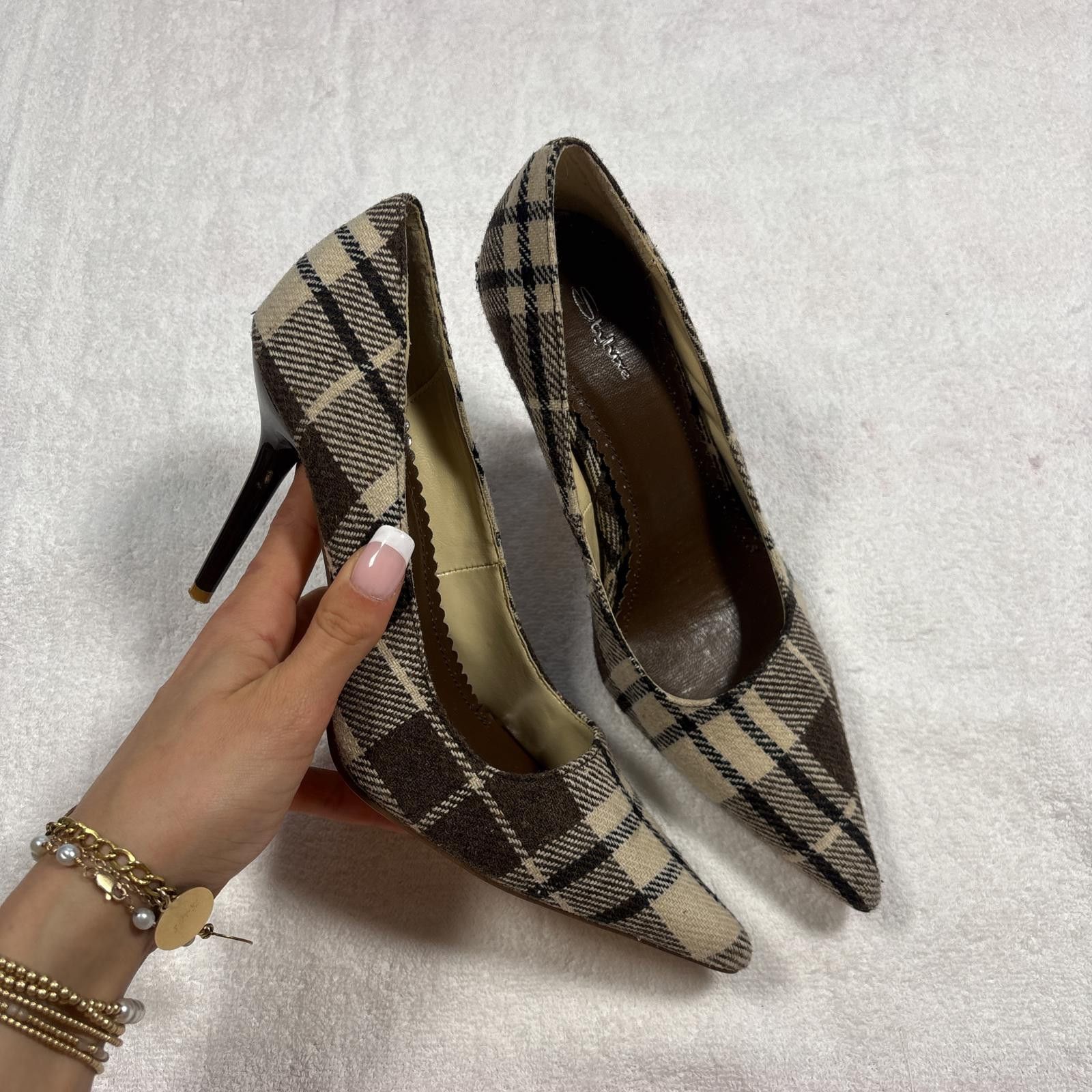 Other vintage plaid tweed brown heals Size US 8 / IT 38 - 1 Thumbnail