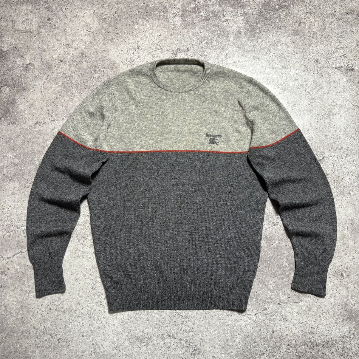 Burberry Vintage Burberrys Logo Wool Sweater Size US M / EU 48-50 / 2 - 1 Thumbnail