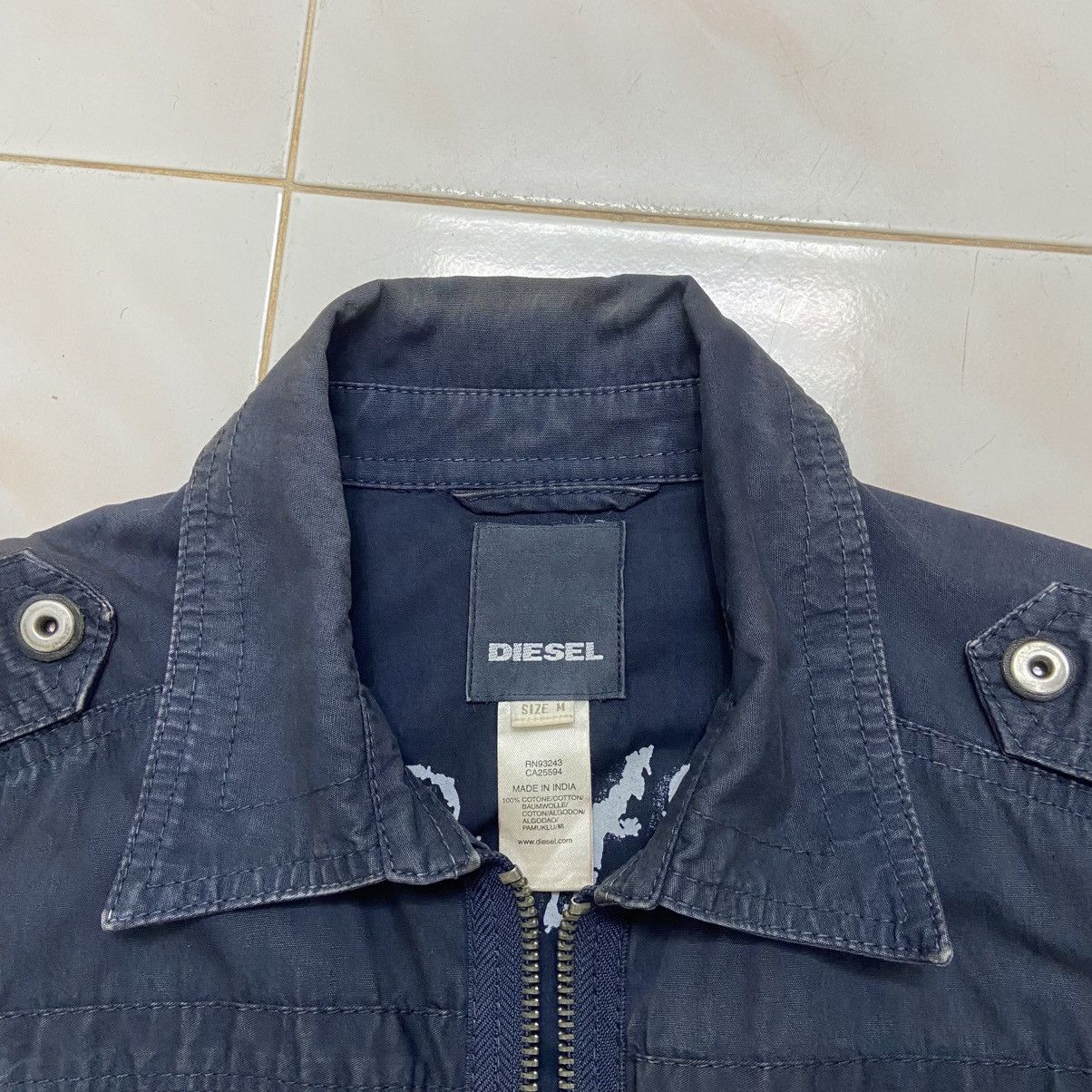 Diesel Diesel Blue Panthers Fighters Squadron 36060 Biker Jacket Size US S / EU 44-46 / 1 - 17 Thumbnail