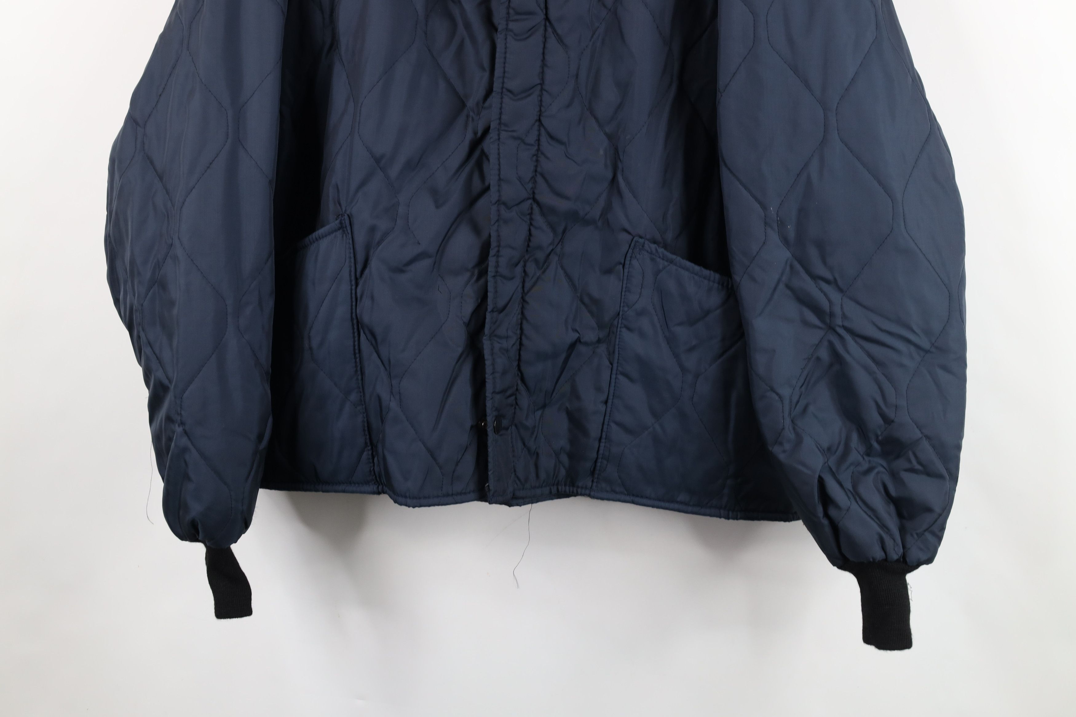 Vintage Vintage 70s Streetwear Quilted Workwear Mechanic Jacket USA Size US XL / EU 56 / 4 - 3 Thumbnail