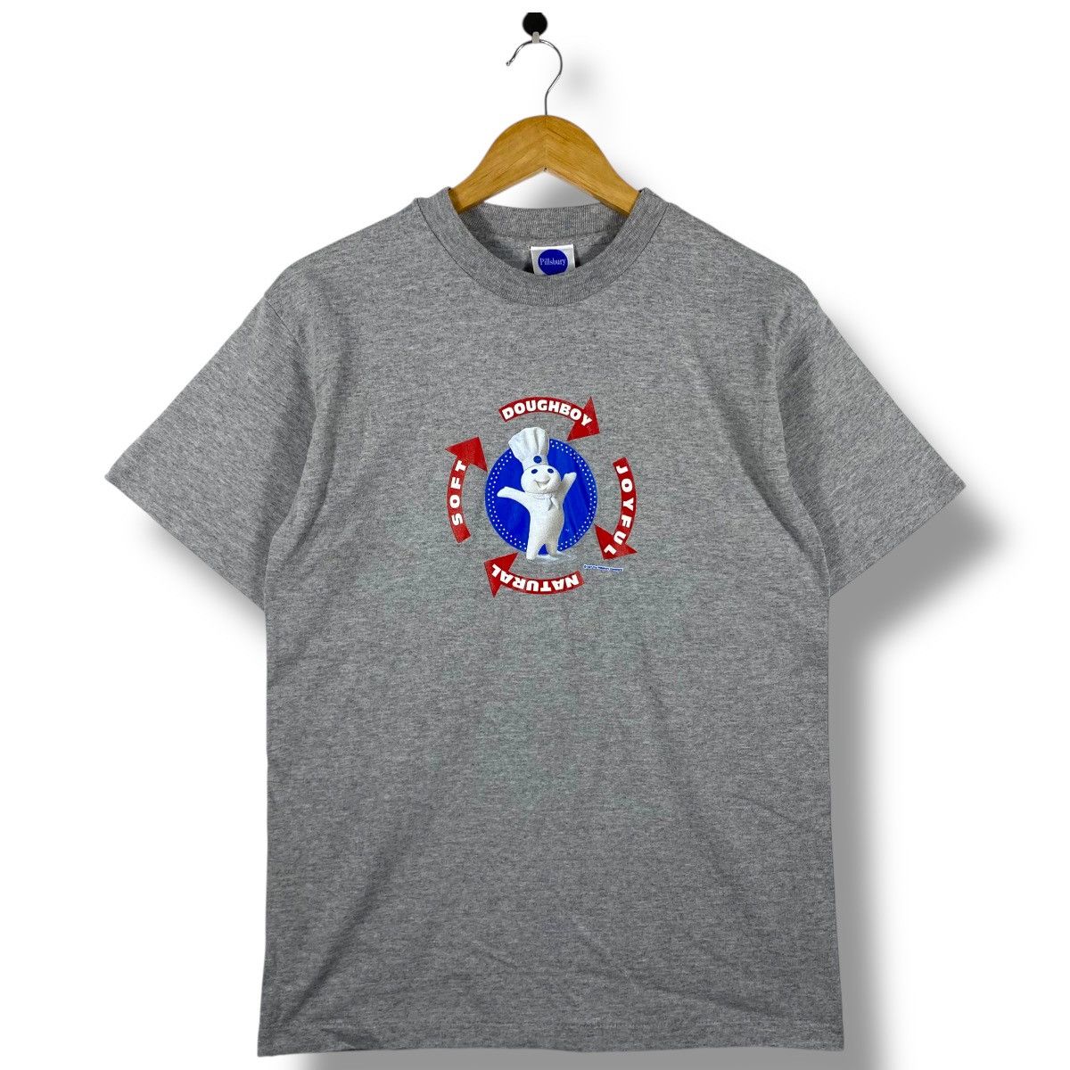 Vintage Vintage 90's DOUGHBOY Pillsbury Company Tee Shirt Size US M / EU 48-50 / 2 - 1 Thumbnail