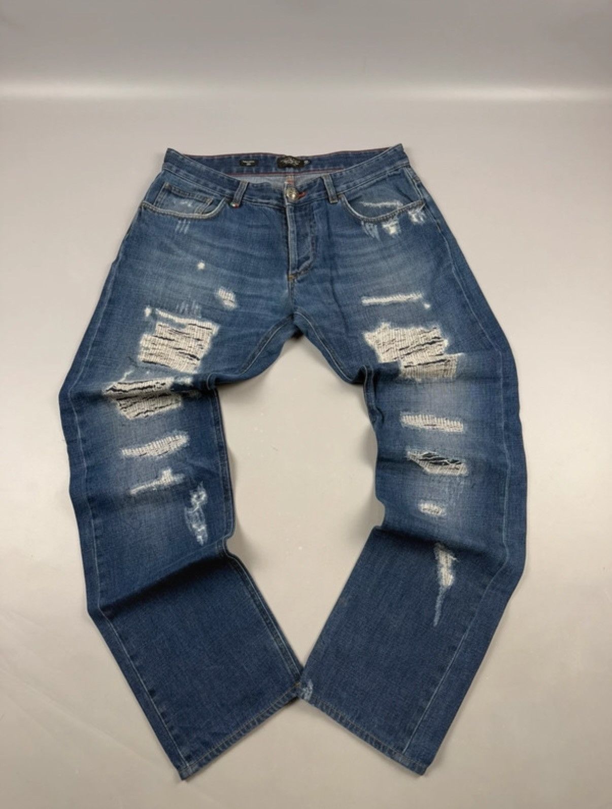 Philipp Plein Phillipp plein jeans denim detroid baggy size w34 Size US 34 / EU 50 - 4 Thumbnail