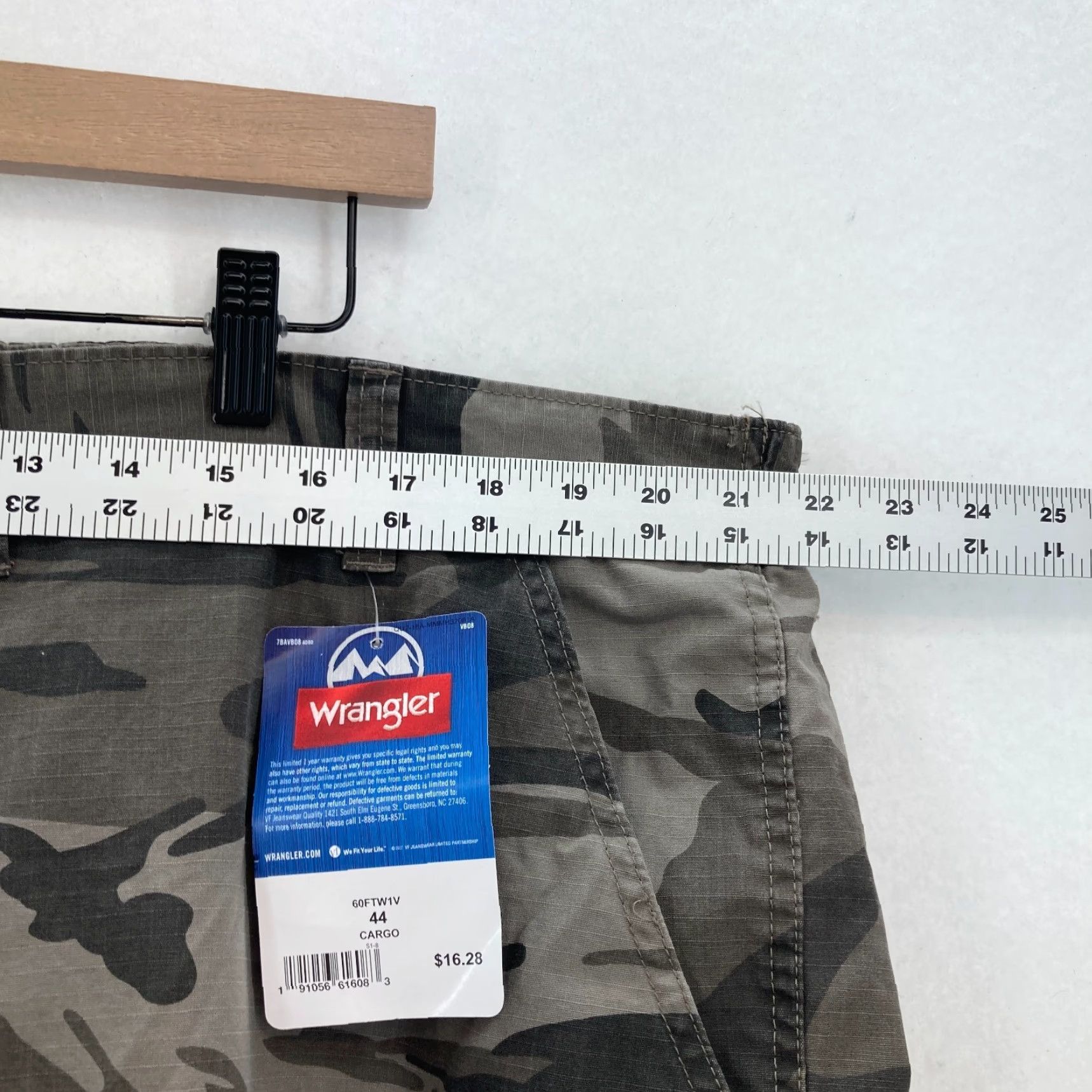 Wrangler Wrangler Cargo Shorts Mens 44 Brown Camouflage Ripstop Baggy Outdoors Hiking NWT Size US 44 / EU 60 - 6 Thumbnail
