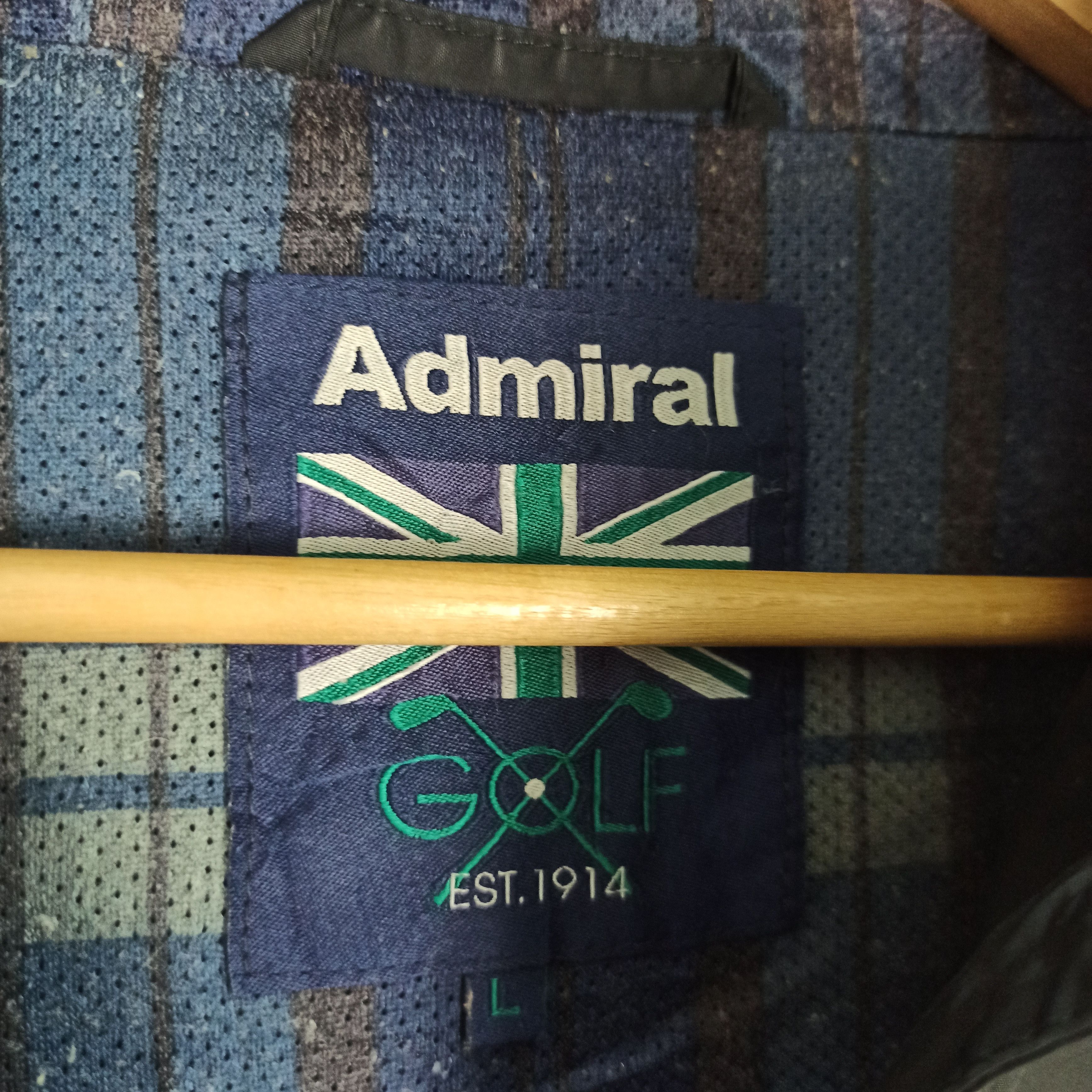 Japanese Brand Rare Admiral Golf Jacket Great Britain Logo Size US L / EU 52-54 / 3 - 8 Thumbnail