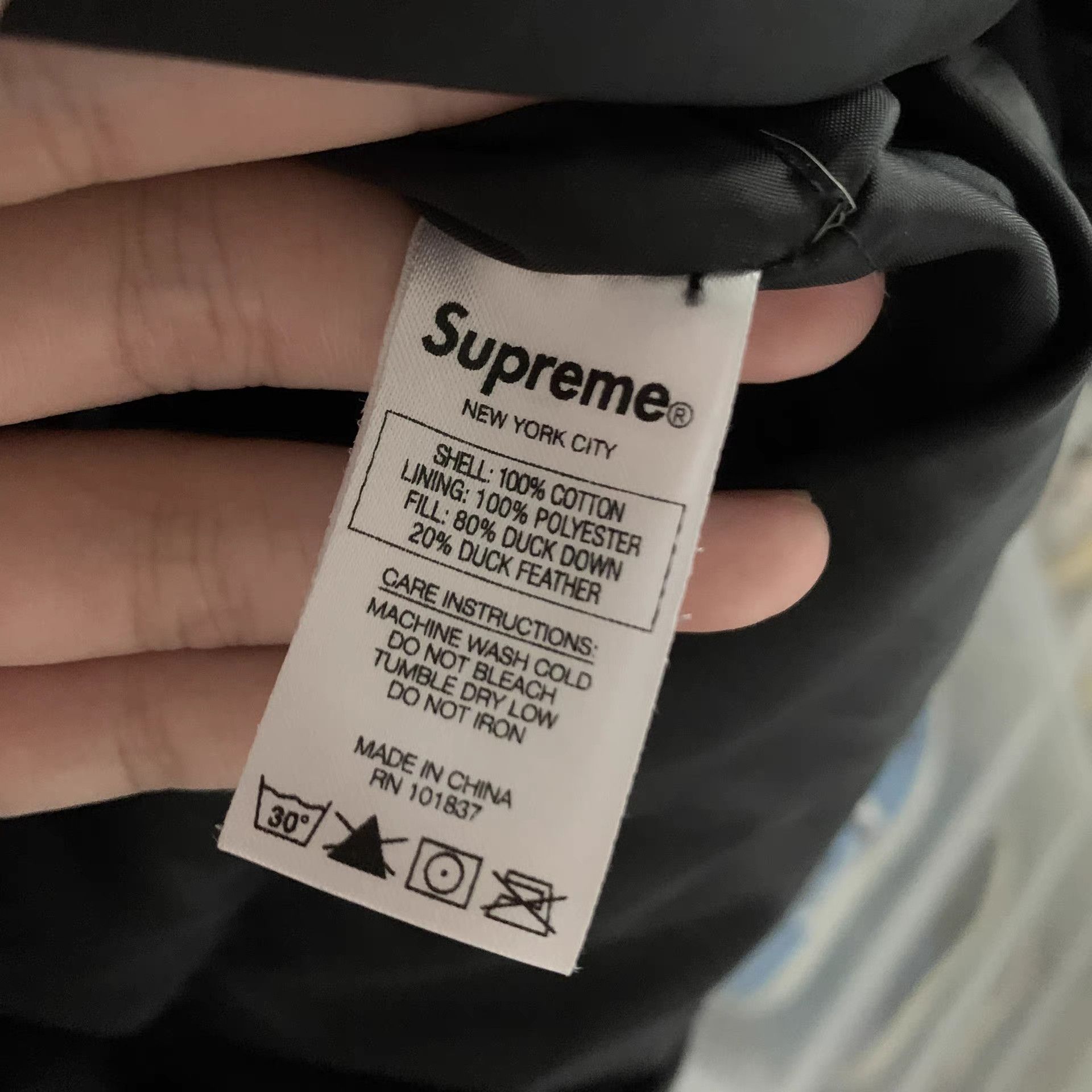 Supreme Supreme Black Logo Puffer Jacket Size US L / EU 52-54 / 3 - 4 Thumbnail