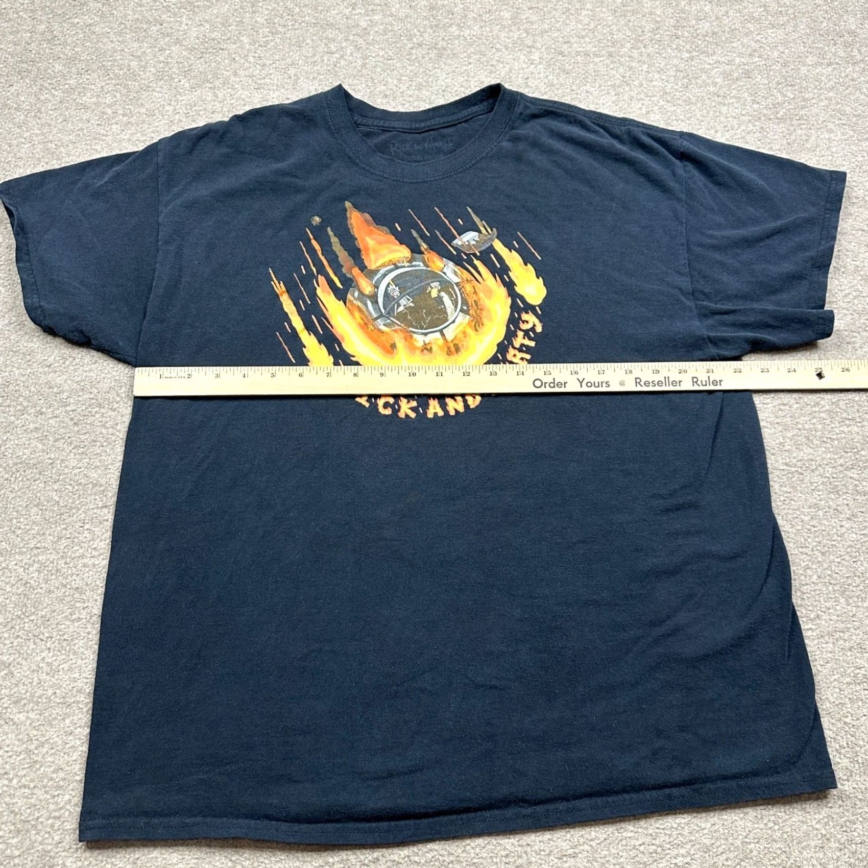 Ripple Junction Rick & Morty T Shirt Men's XL Black Short Sleeve Cartoon Graphic Tee Casual Size US XL / EU 56 / 4 - 7 Thumbnail