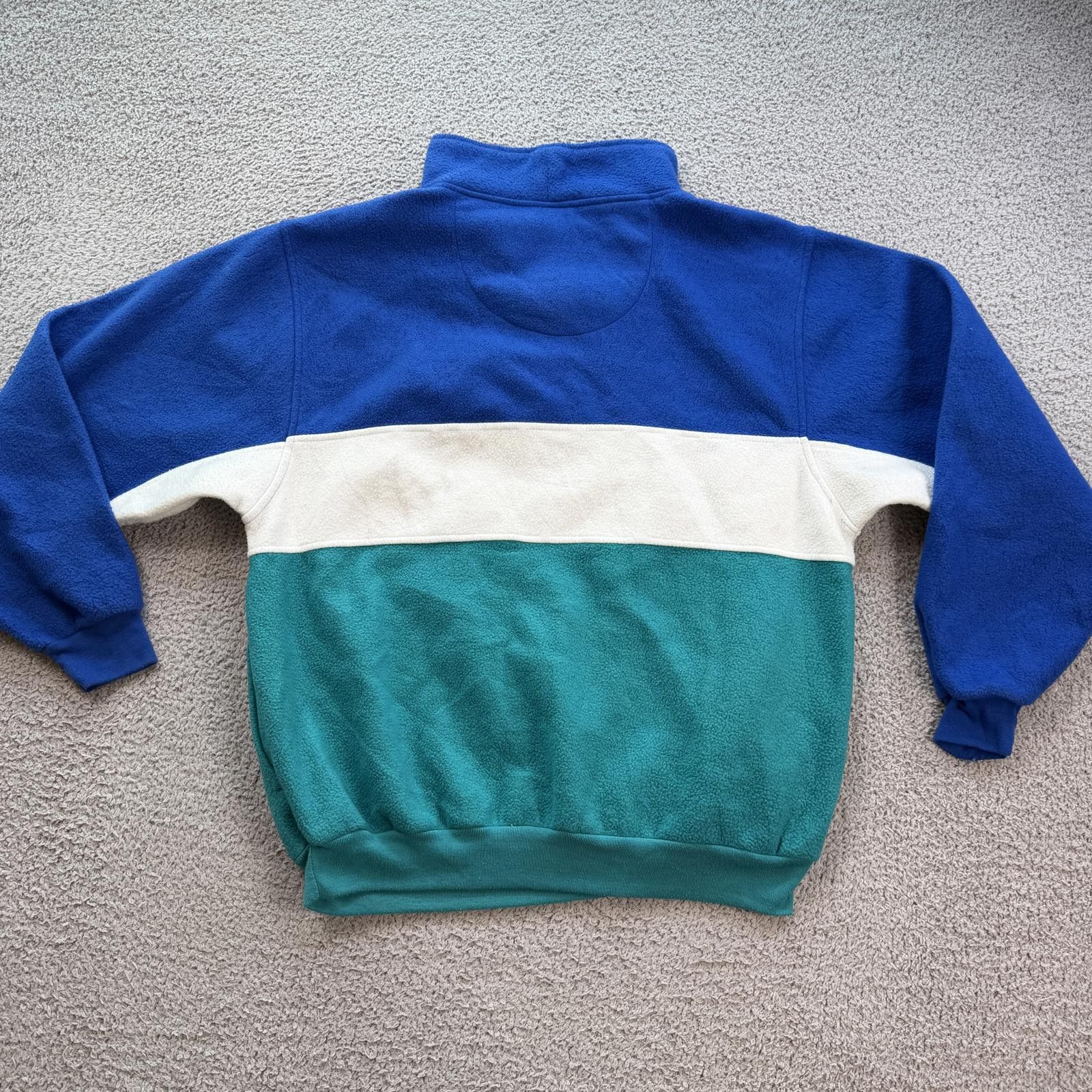 Fieldmaster Vintage 90s Catamount Trail Fleece Pullover L Blue Jacket Size US L / EU 52-54 / 3 - 2 Thumbnail