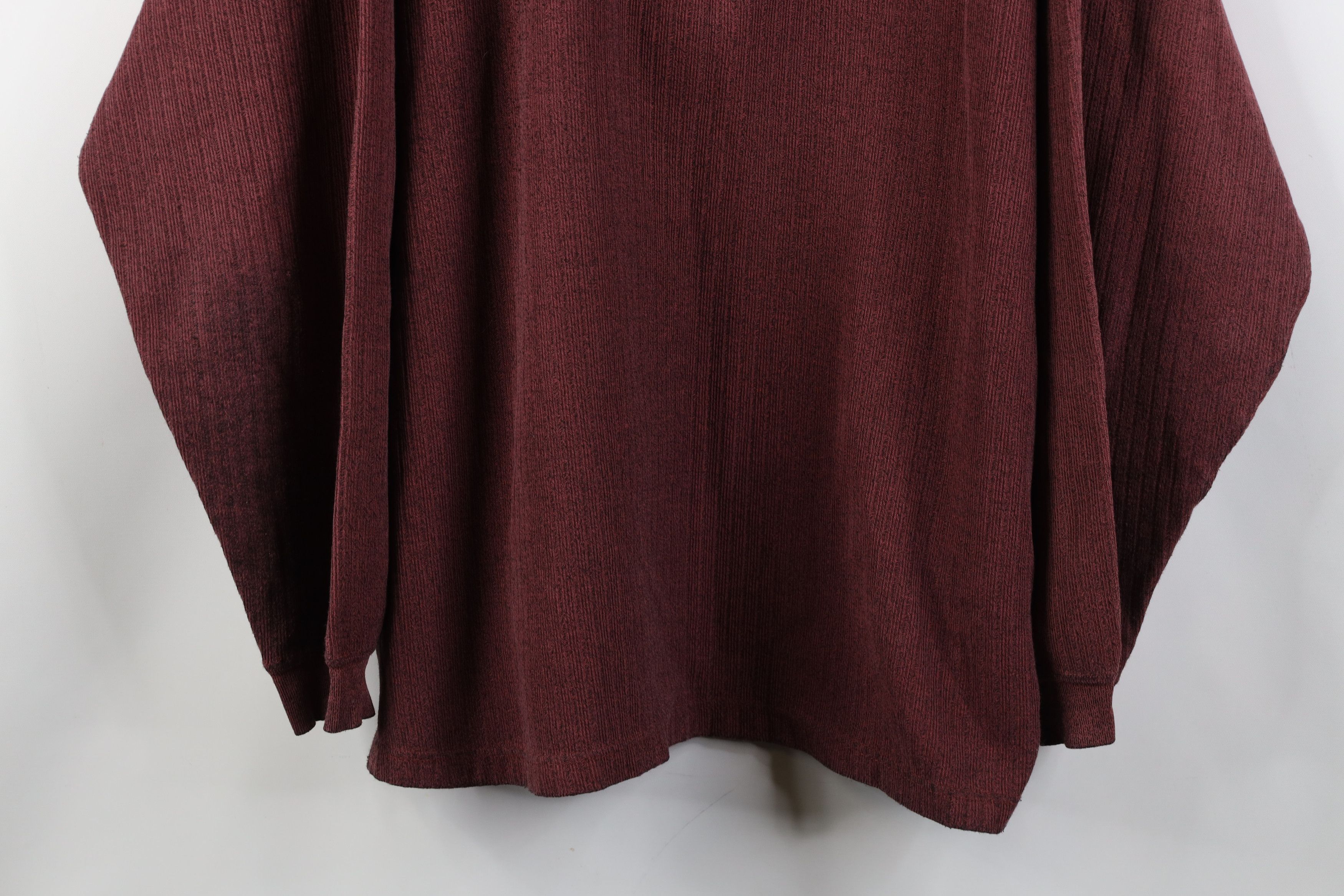 Vintage Vintage 90s Streetwear Heavy Knit Long Sleeve Henley T-Shirt Size US L / EU 52-54 / 3 - 3 Thumbnail