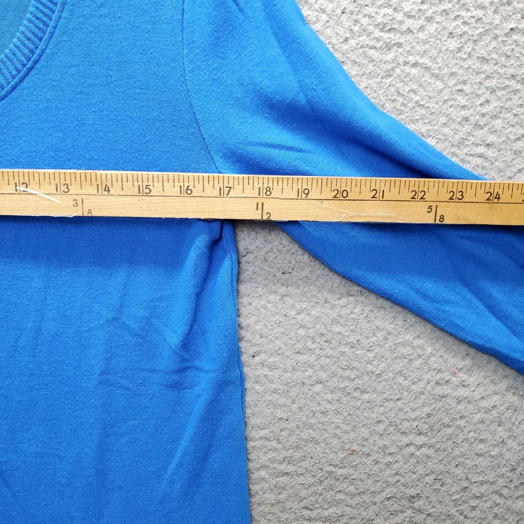 Loft LOFT Knit Henley Shirt Women Size M Blue Casual Long Sleeve Stretch Button Front Size M / US 6-8 / IT 42-44 - 4 Thumbnail