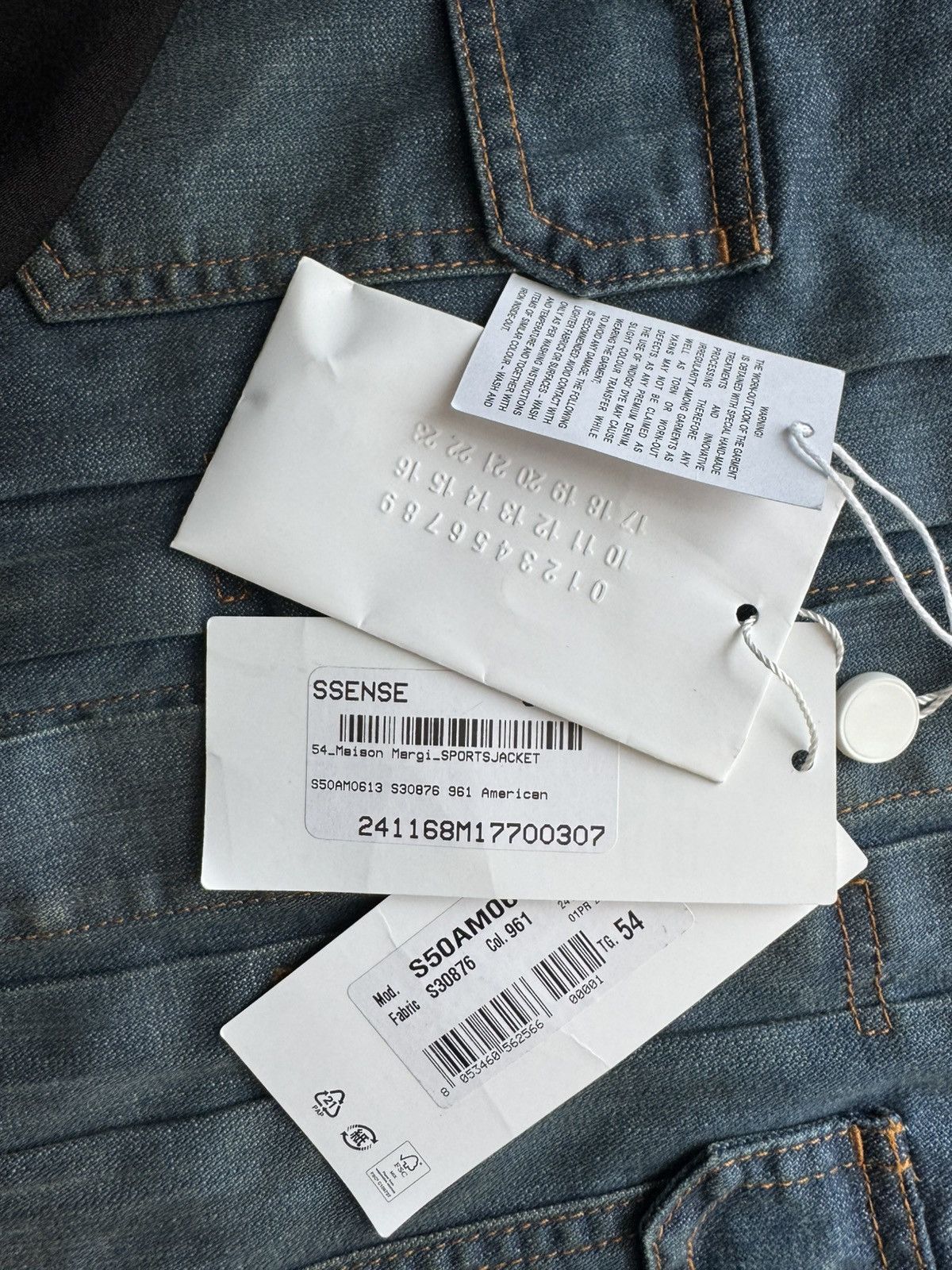 Maison Margiela Maison Margiela mudwash denim jacket Size US L / EU 52-54 / 3 - 4 Thumbnail