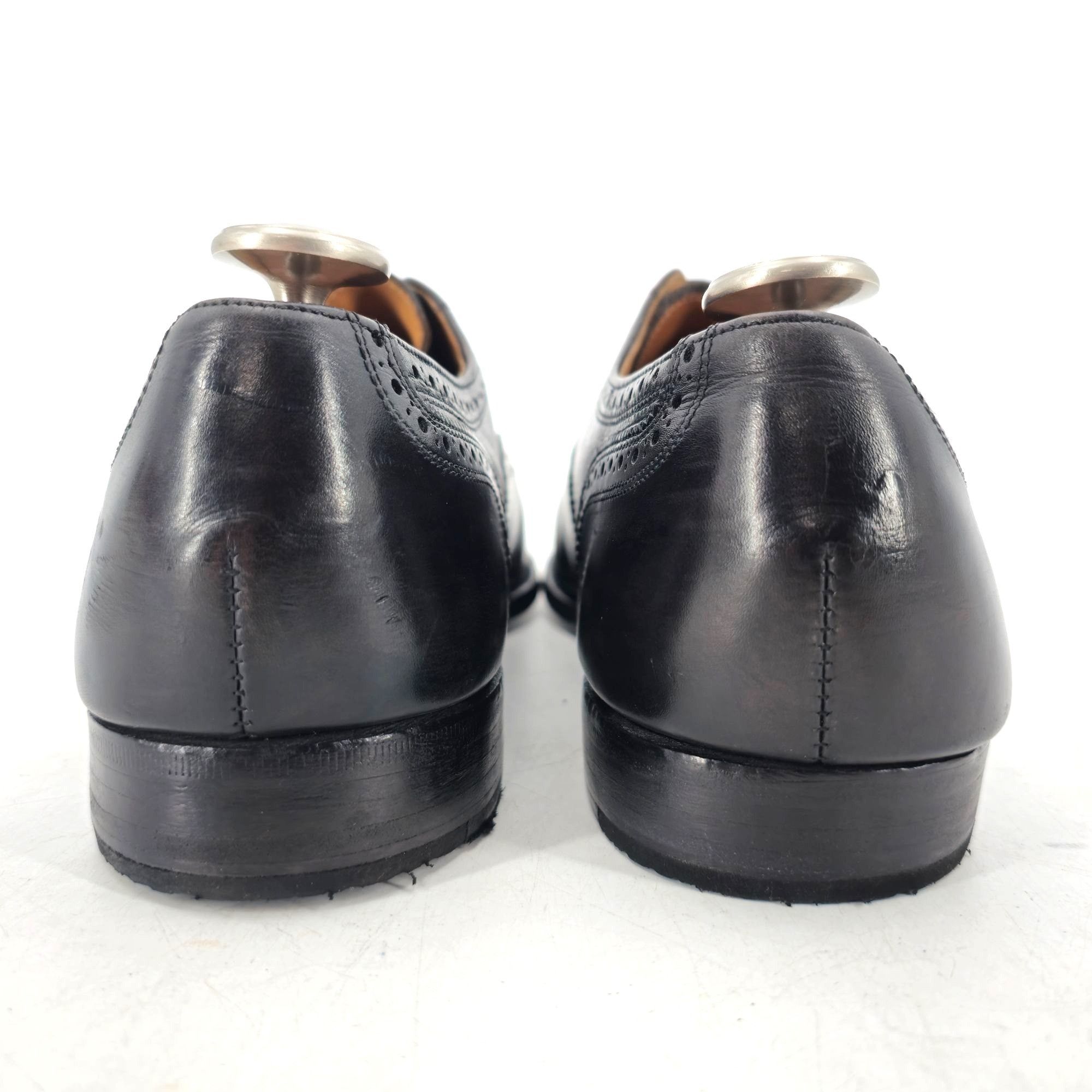 Polo Ralph Lauren Polo Ralph Lauren Benchmade Italy Mens size 13 Black Leather Size US 13 / EU 46 - 6 Thumbnail