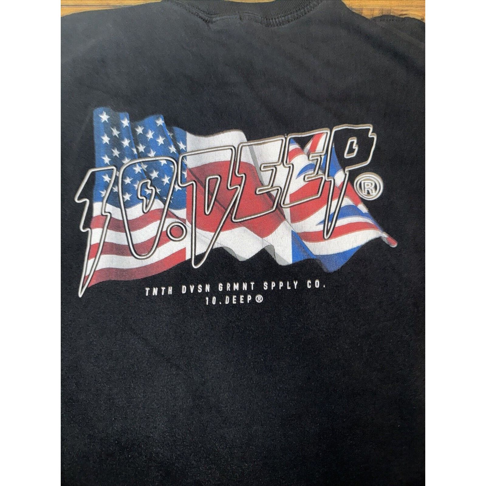 10 Deep × Vintage 10 Deep T-Shirt Black 2XL 24x27 Made In USA Streetwear Y2K Size US XXL / EU 58 / 5 - 2 Thumbnail