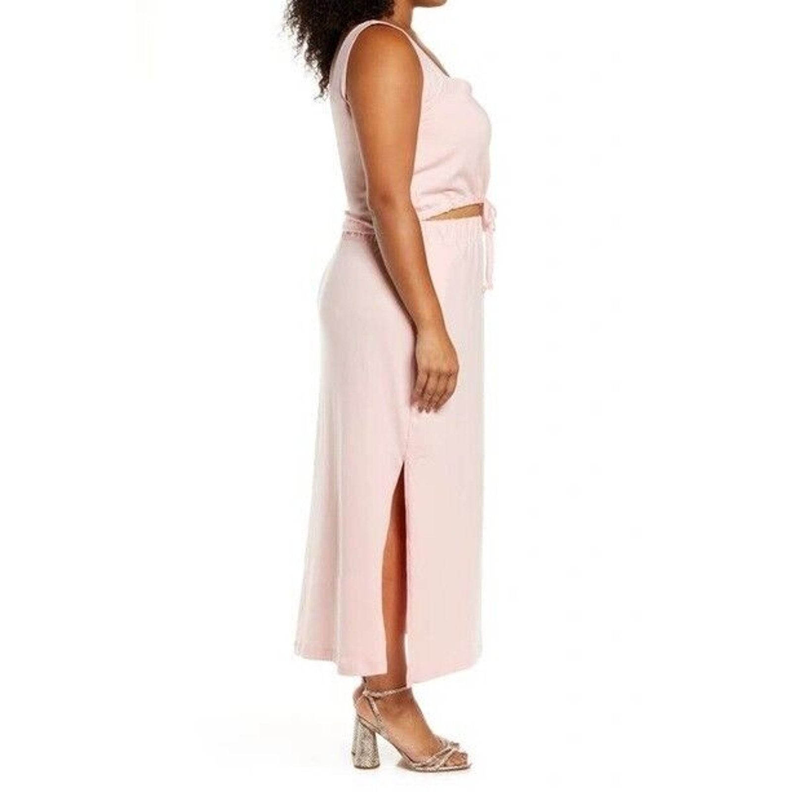 Shein Zelie For She Women Fleece Cozy Maxi Skirt Plus Size 2X Size 40" / US 18 - 2 Thumbnail