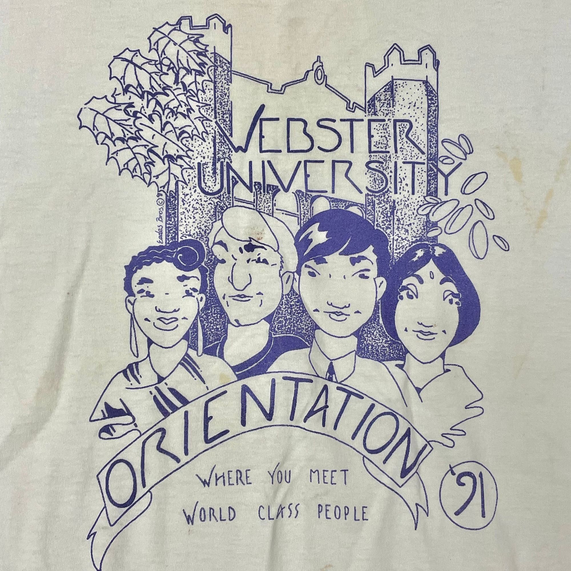 Other Vtg 1991 Screen Stars Best Webster University 50/50 T Shirt Size US XL / EU 56 / 4 - 1 Thumbnail