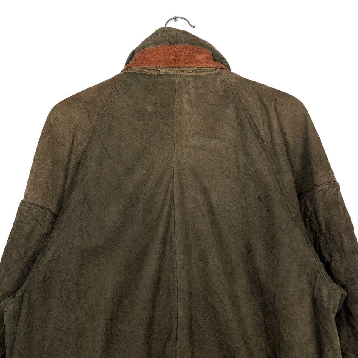 Timberland 🔥Vintage Genuine Leather Jacket Biker Timberland Bondage Size US S / EU 44-46 / 1 - 9 Thumbnail