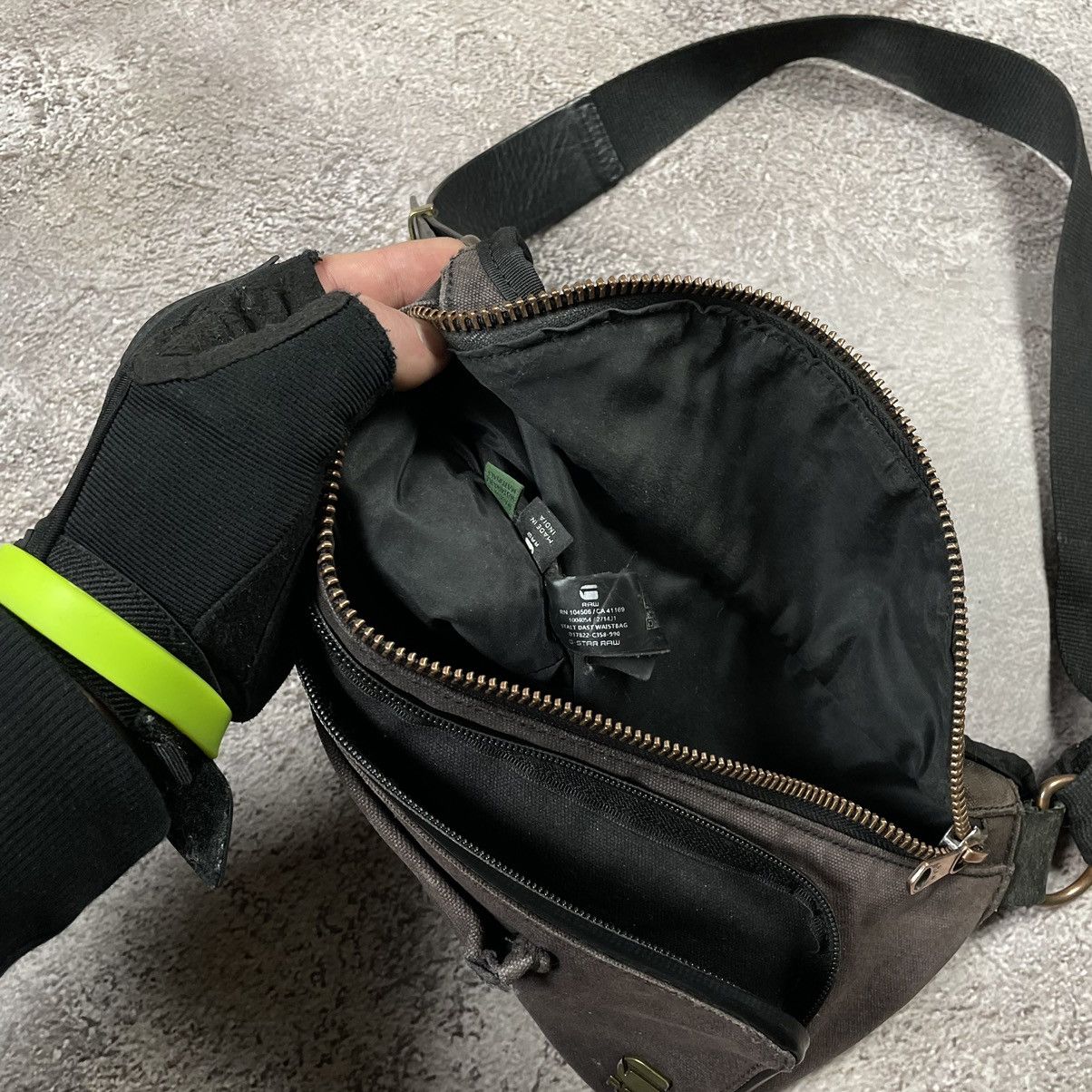 Vintage Vintage Y2K Black Shoulder Bag Military Strap Streetwear OS Size ONE SIZE - 7 Thumbnail