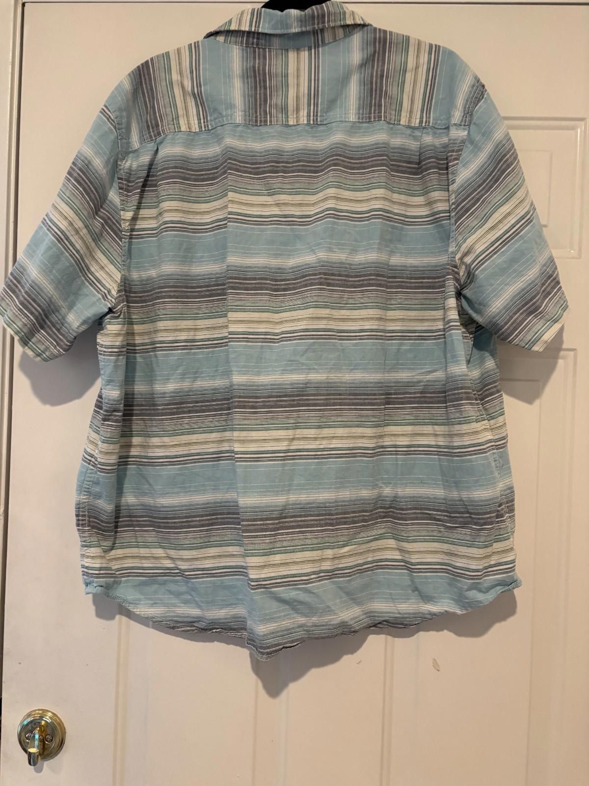 Tommy Bahama Men's Tommy Bahama sz XXL short sleeve blue shirt #400 Size US XXL / EU 58 / 5 - 2 Thumbnail