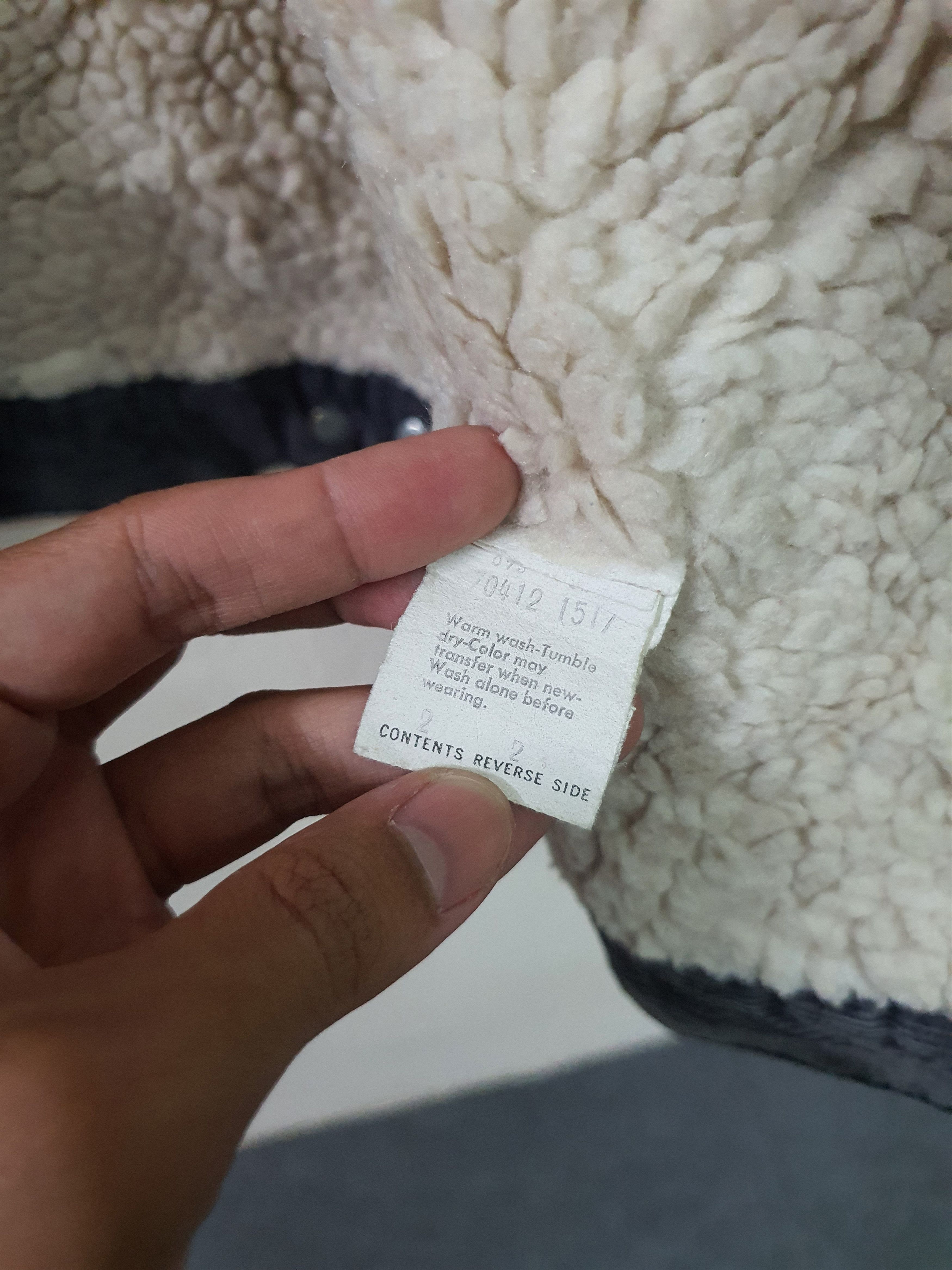 Levi's 90s Levi's San Francisco denim sherpa jacket. Size US L / EU 52-54 / 3 - 10 Thumbnail