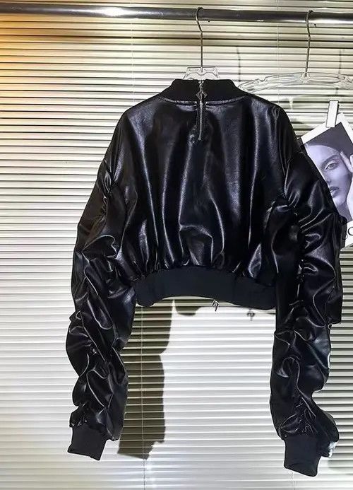Japanese Brand Big pocket star studded pleated dolman sleeve jacket Size US M / EU 48-50 / 2 - 4 Thumbnail