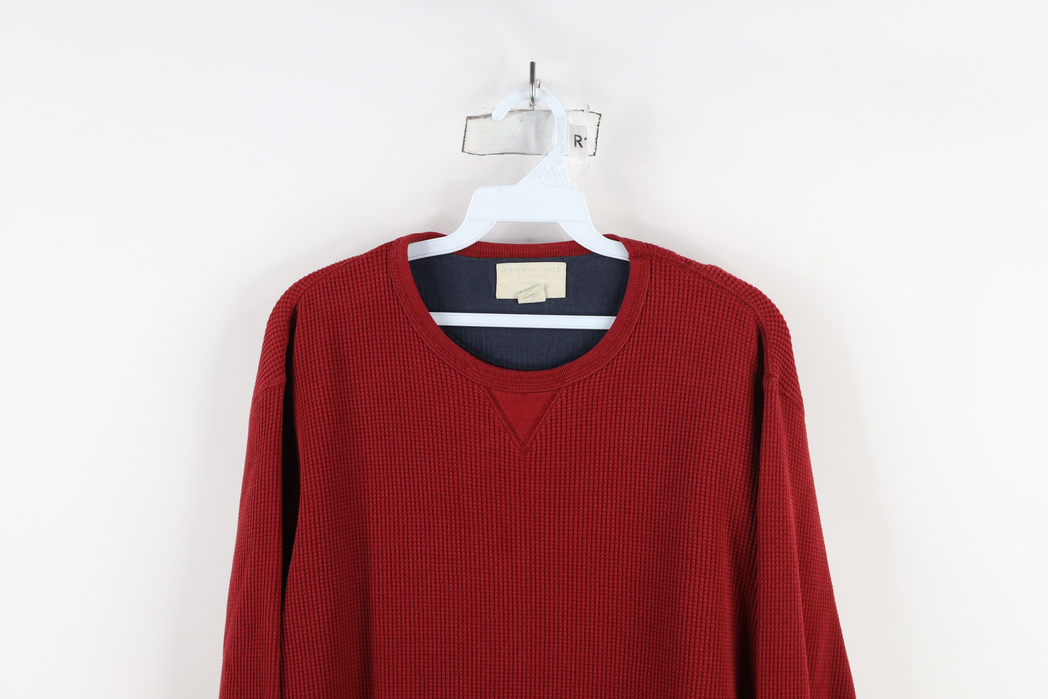 American Eagle Outfitters × Vintage Vintage Y2K 90s American Eagle Knit Long Sleeve T-Shirt Size US M / EU 48-50 / 2 - 2 Thumbnail